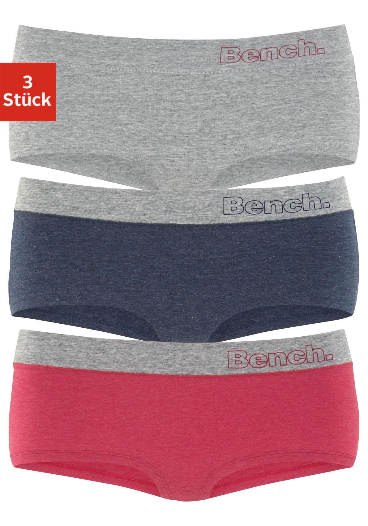 Bench. Panty (3 Stück) Logodruck BAUR seitlich mit | online kaufen