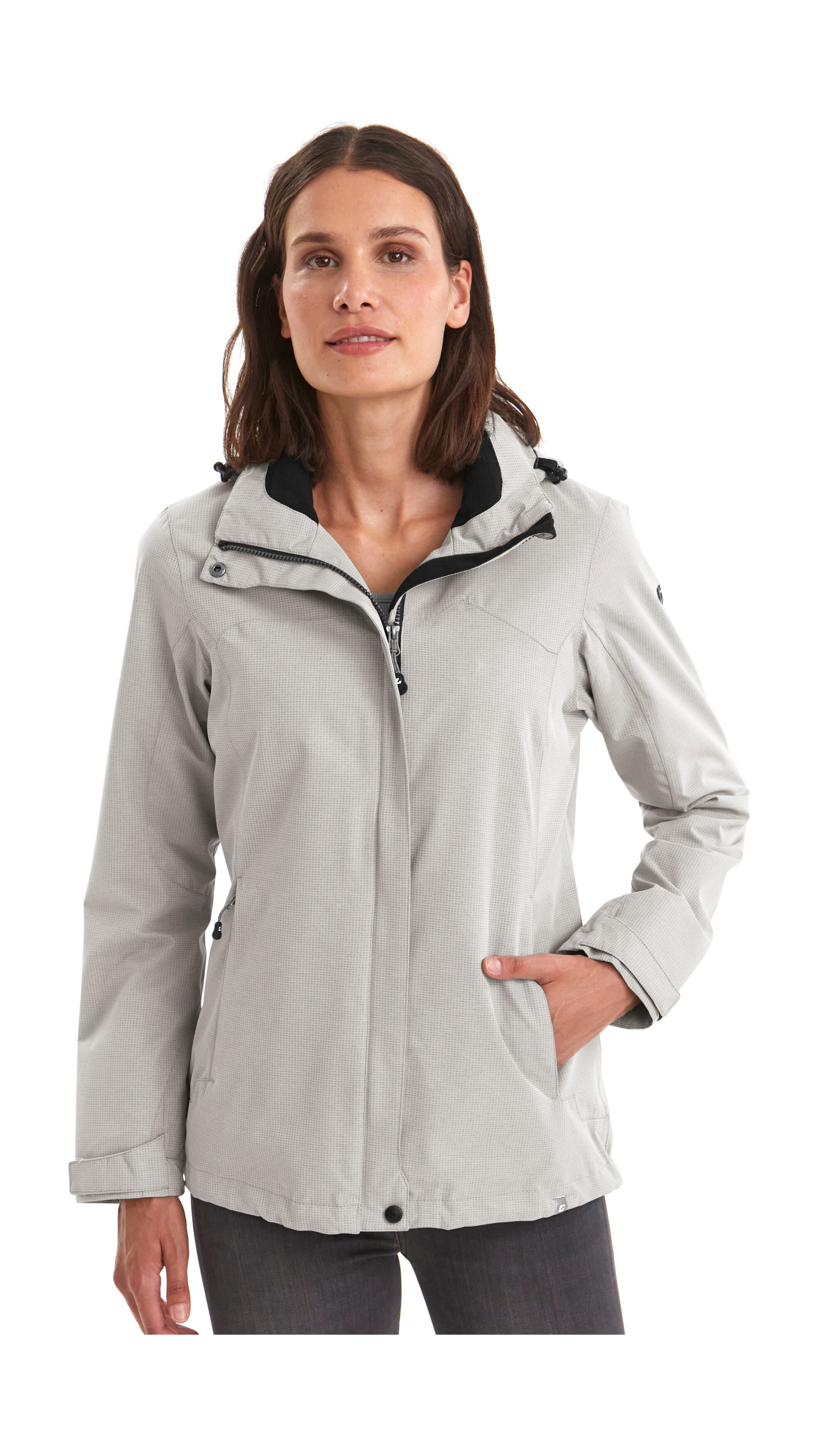 Killtec Outdoorjacke "Inkele" Damenjacke mit abnehmbarer Kapuze, wind- und wasserdicht, atmungsaktiv
