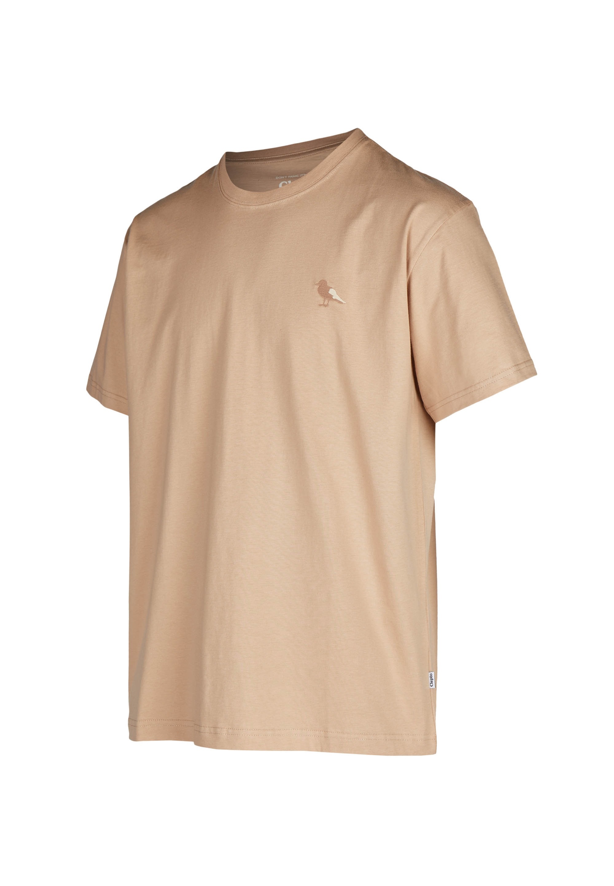Cleptomanicx T-Shirt »Embroidery Gull Mono«, mit lockerem Schnitt