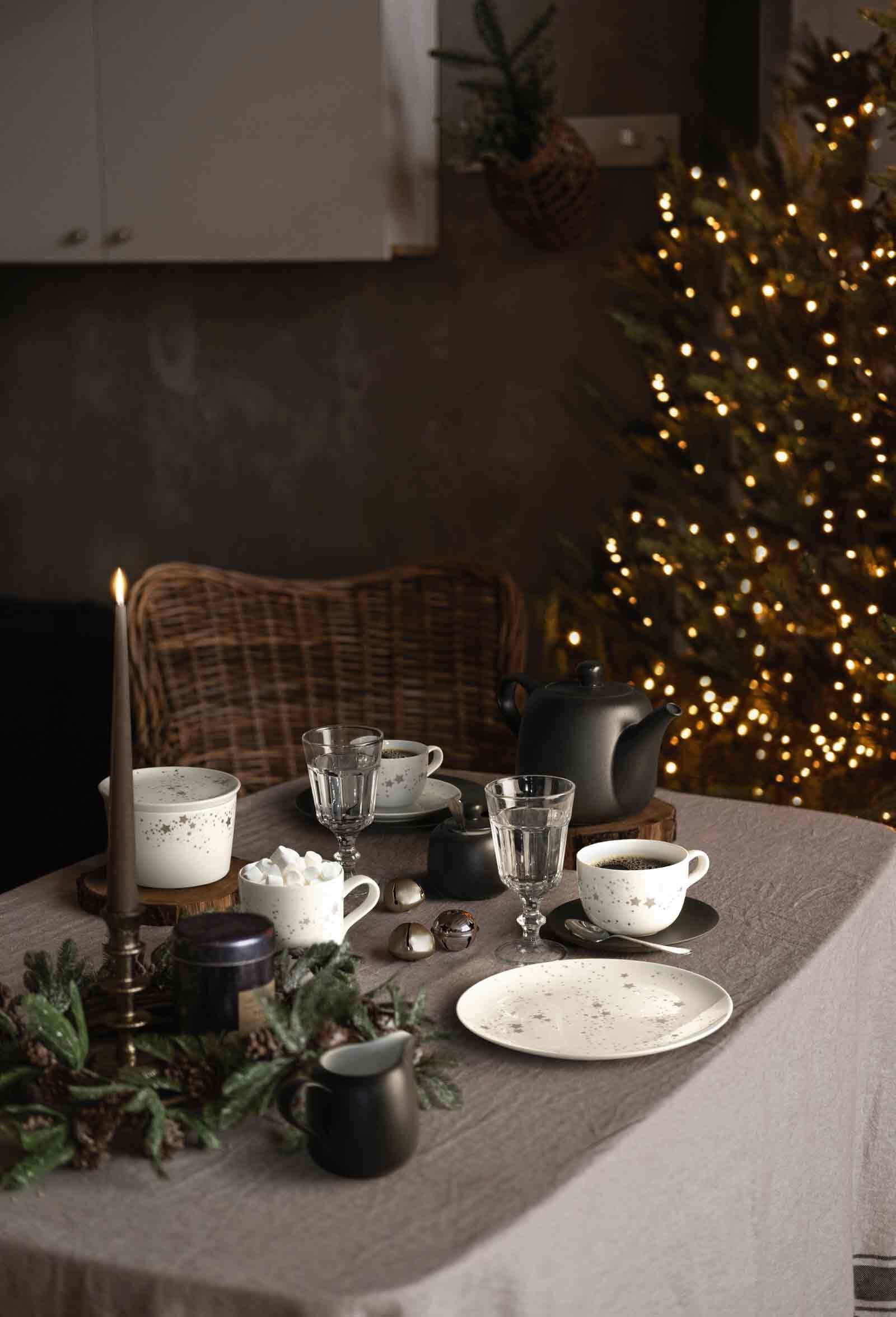 Seltmann Weiden Tasse "Teetassen Liberty Velvet Black 290 ml 6er Set schwar günstig online kaufen