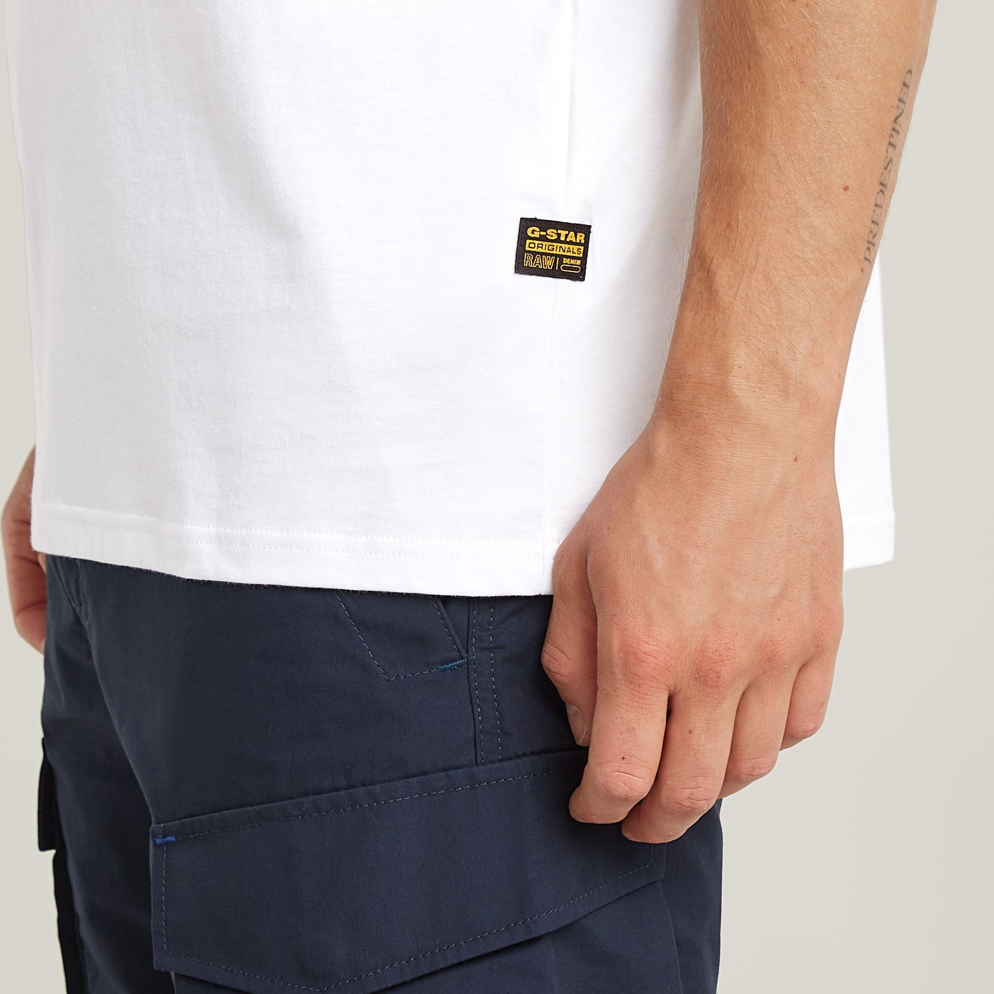 G-STAR T-Shirt »Finger Print Burger«, mit Grafikprint