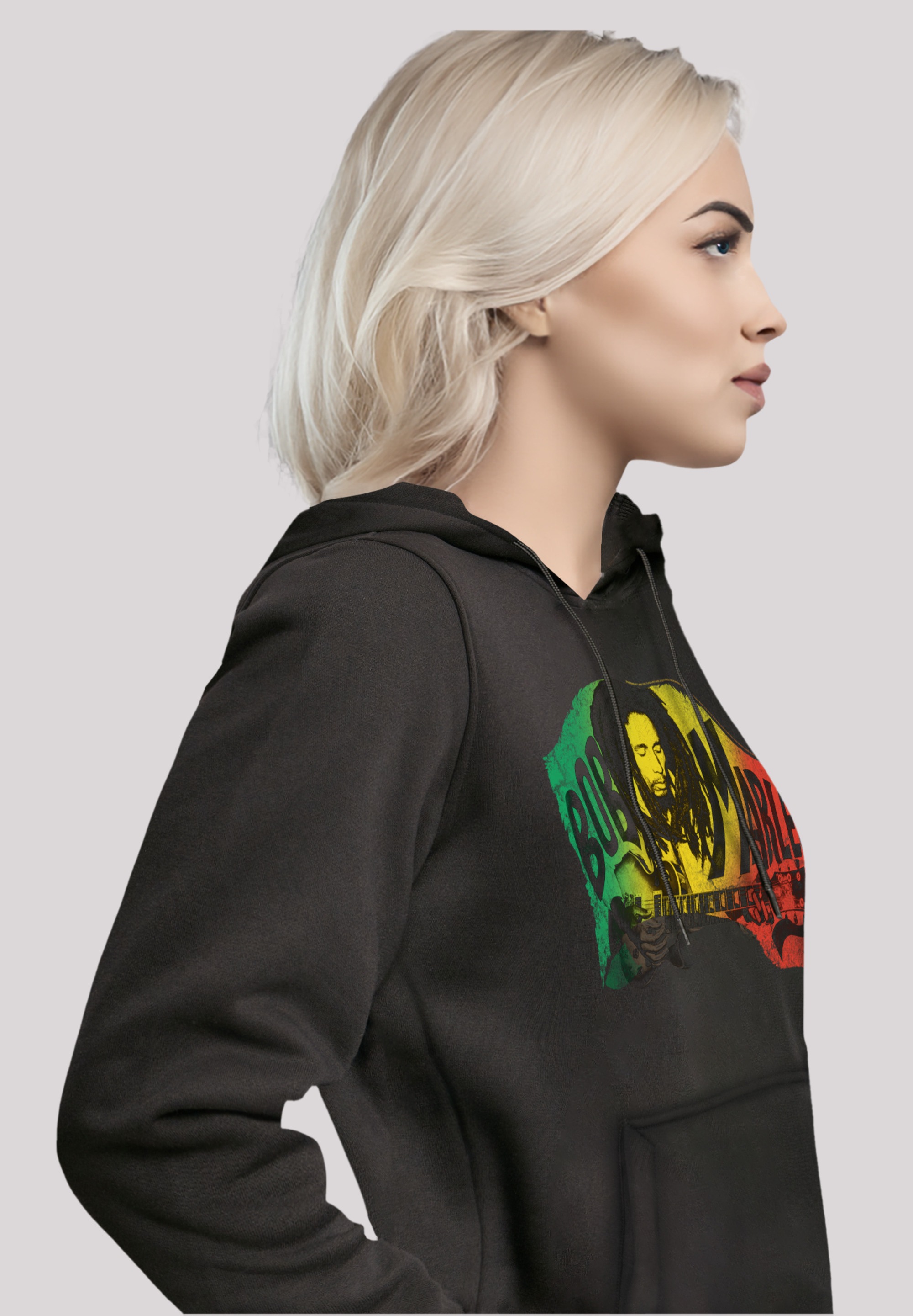 F4NT4STIC Kapuzenpullover »Bob Marley Chords Reggae Music«, Premium Qualität, Musik, By Rock Off