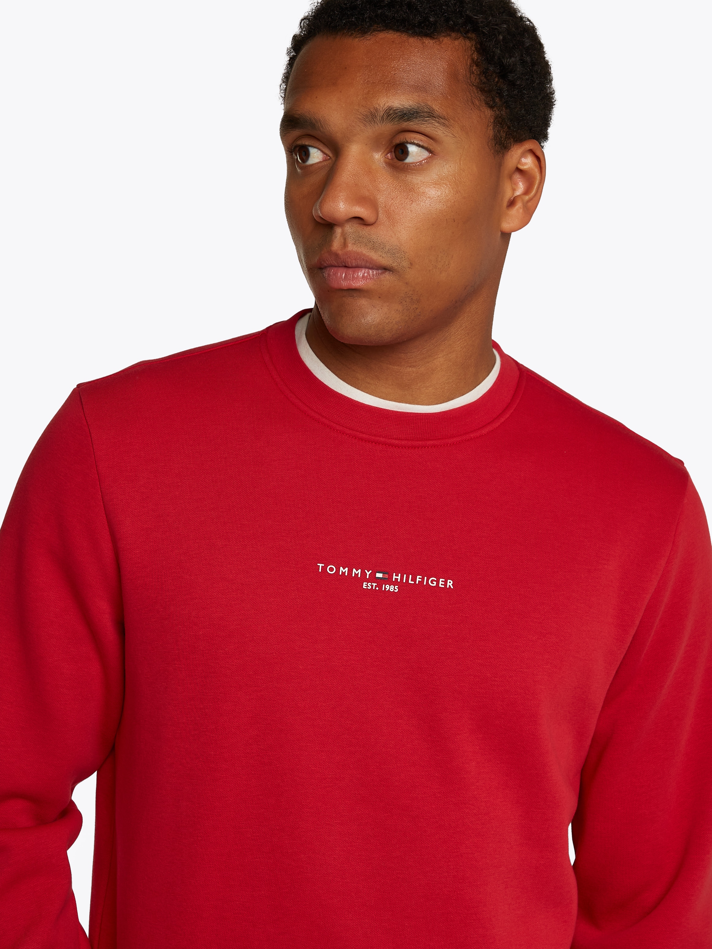 Tommy Hilfiger Sweatshirt »SMALL TOMMY LOGO CREWNECK«