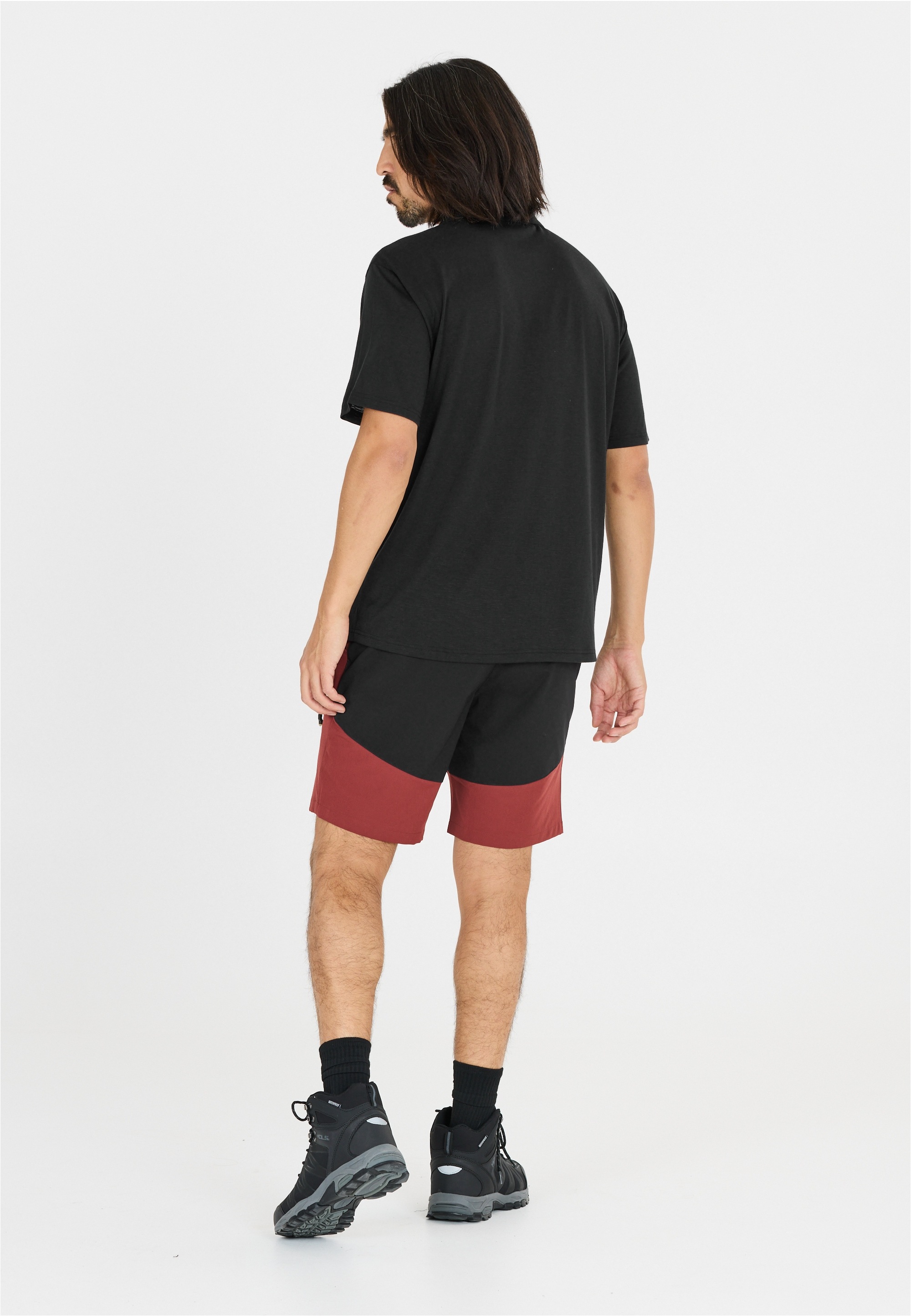 Langarm-Poloshirt WHISTLER "Vale", Herren, Gr. XXL, grau (schwarz, anthrazit), 97% Polyester, 3% Elasthan, unifarben, normal, ohne Ausschnitt, Shirts, Aus leichtgewichtigem Material 3