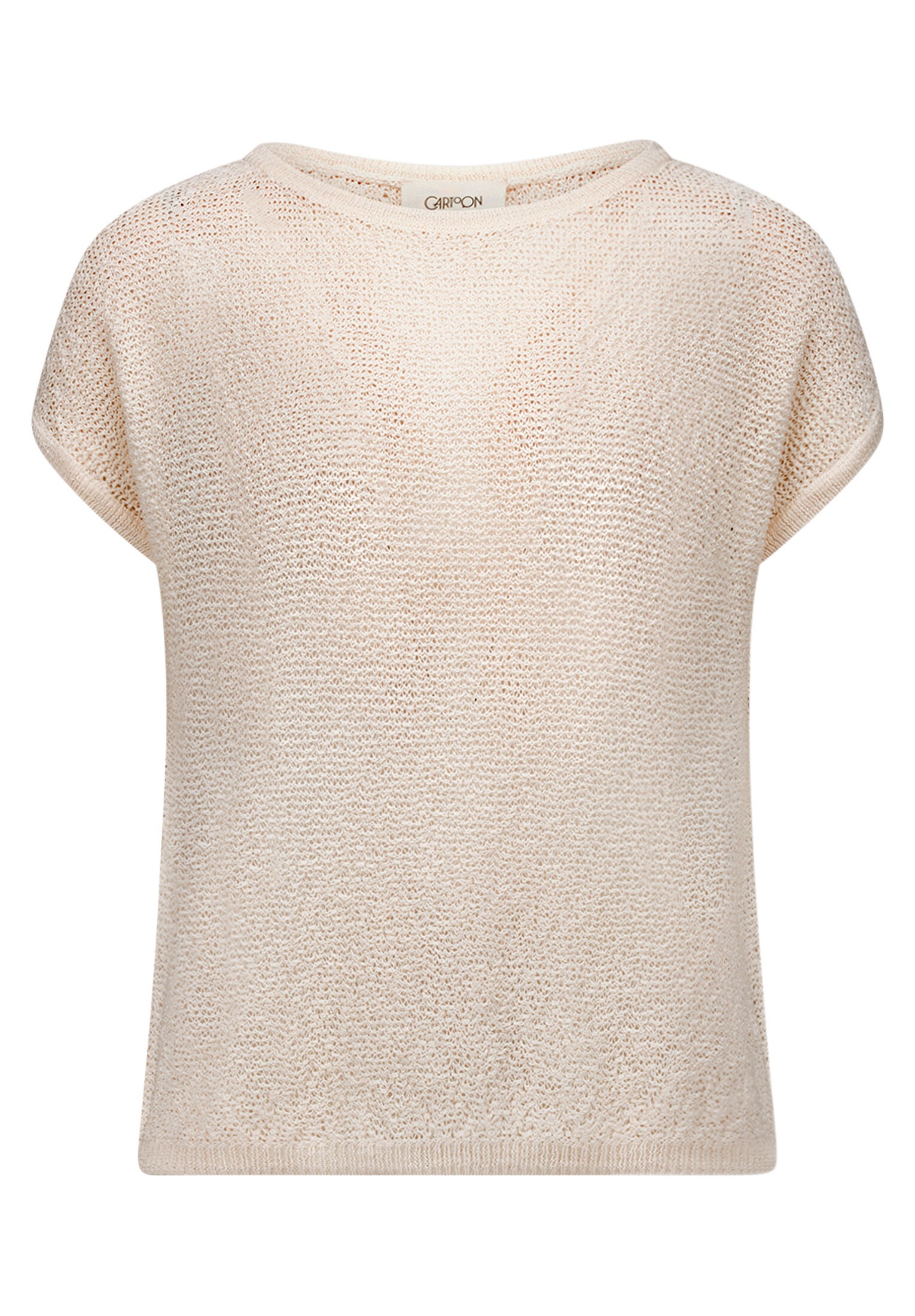 Cartoon Stricktop »Damen mit Rundhalsausschnitt«