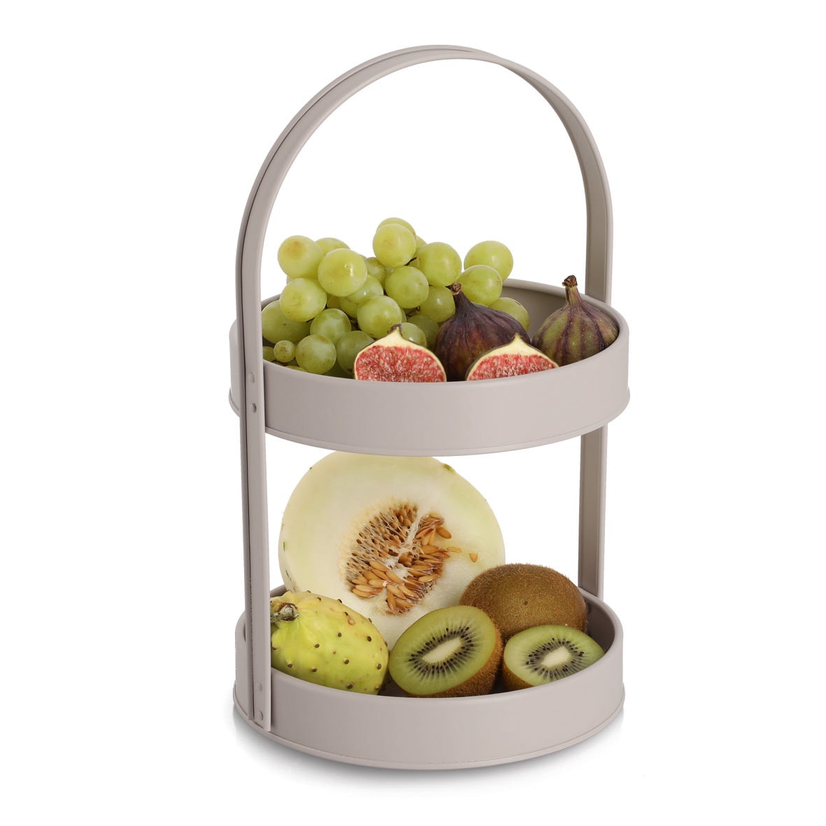 Zeller Present Etagere »Etagere, Metall, greige« ca. 20,5x19,5x33 cm