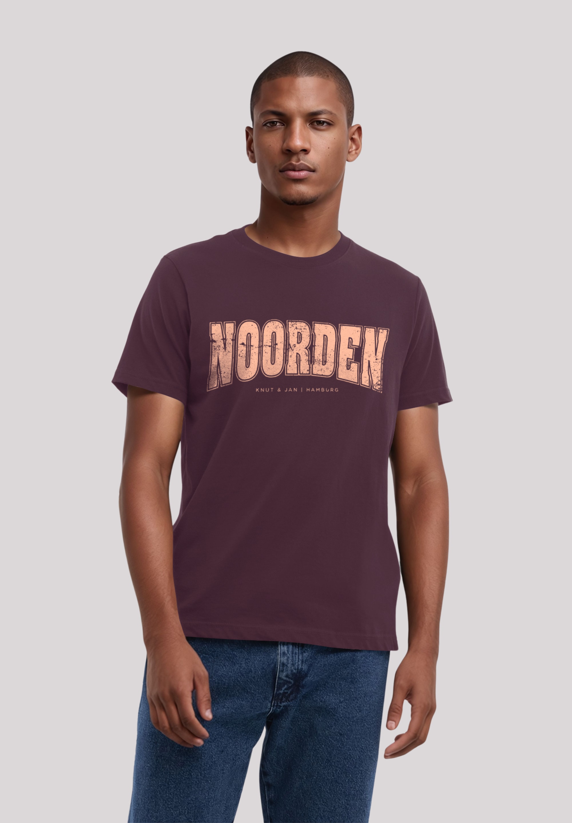 F4NT4STIC T-Shirt "Knut & Jan Hamburg Noorden Collegiate", Premium Qualität günstig online kaufen