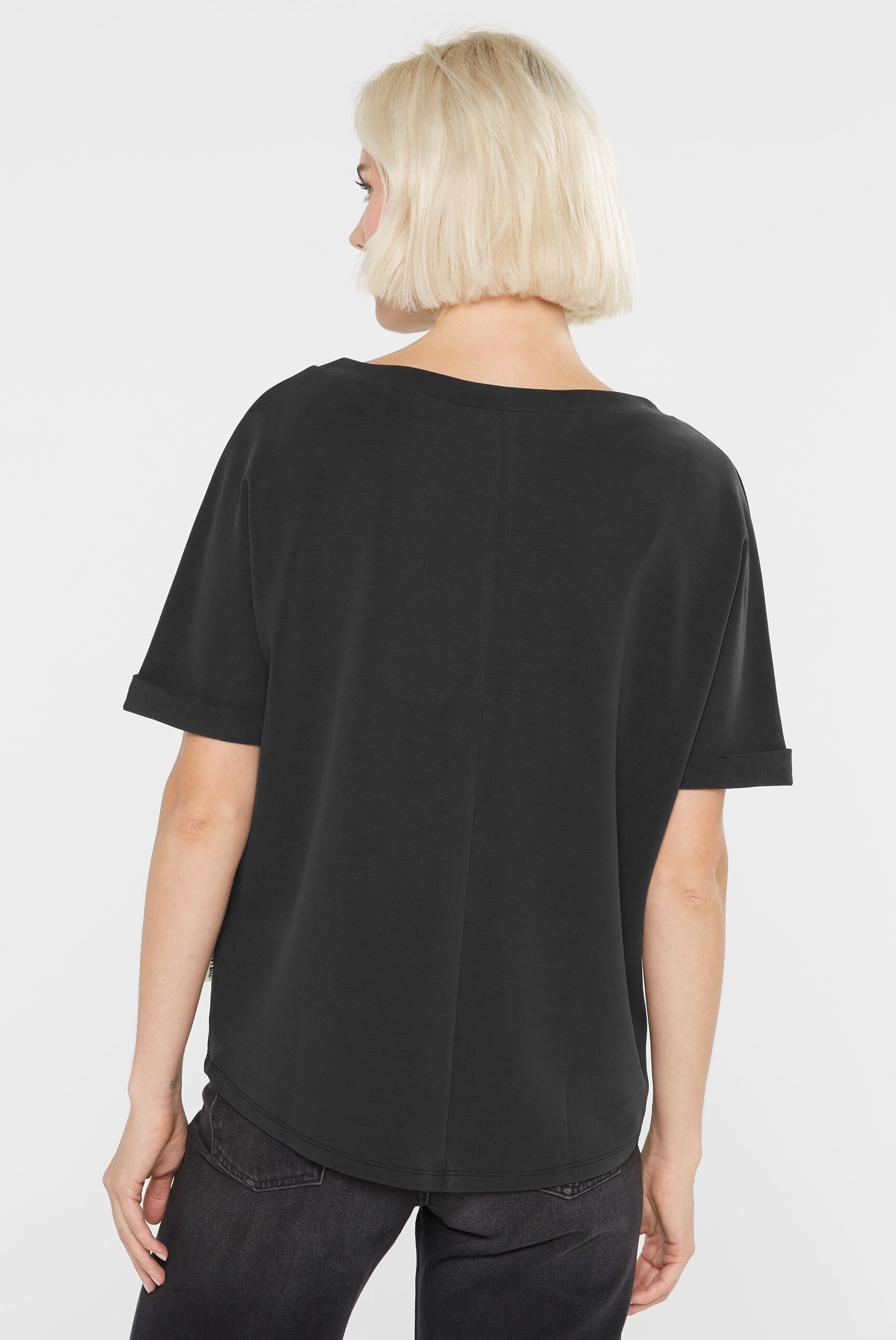 SENSES.THE LABEL Rundhalsshirt, mit Fledermausärmel