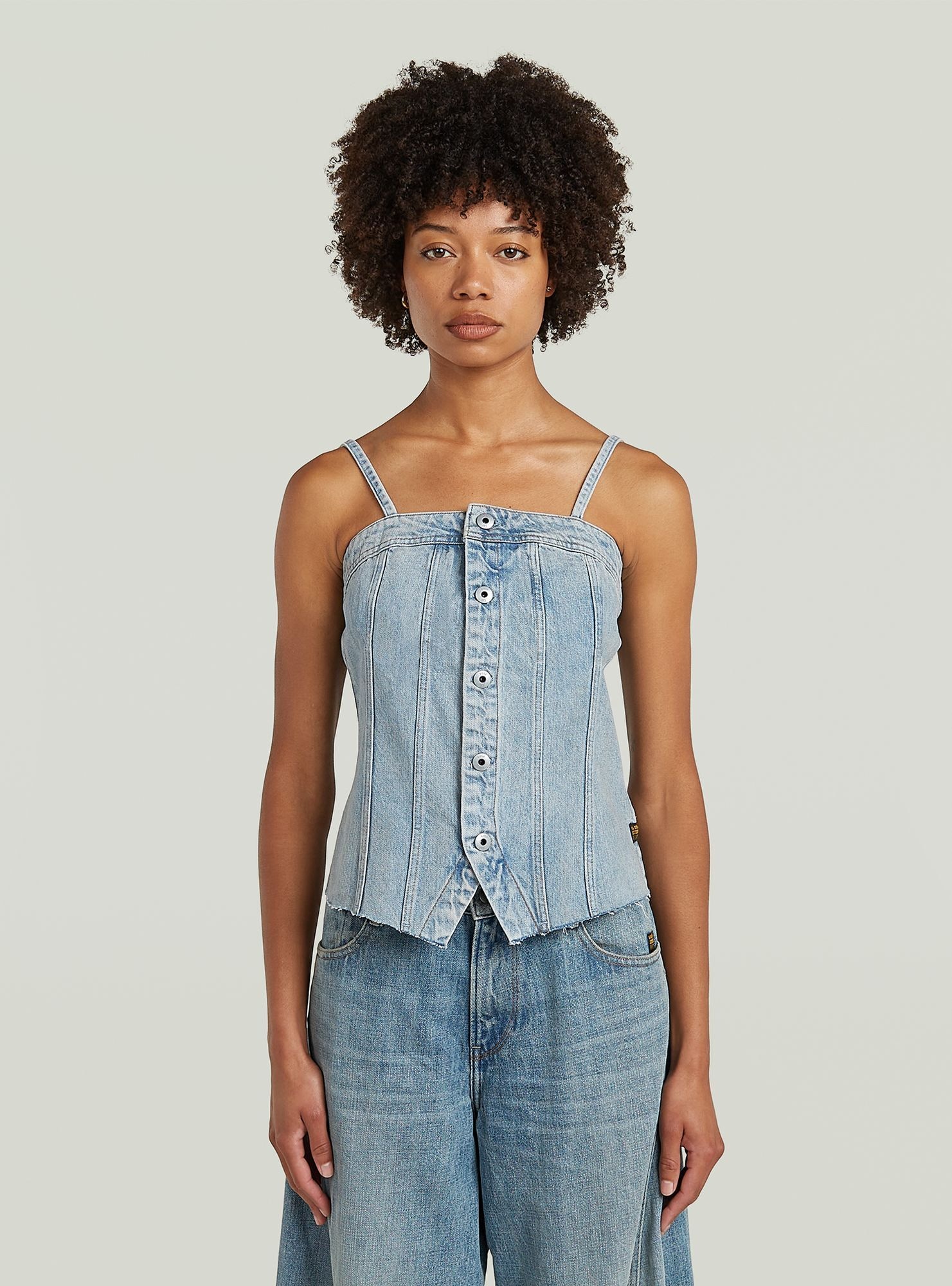 G-STAR T-Shirt "Kick Bustier Top" günstig online kaufen