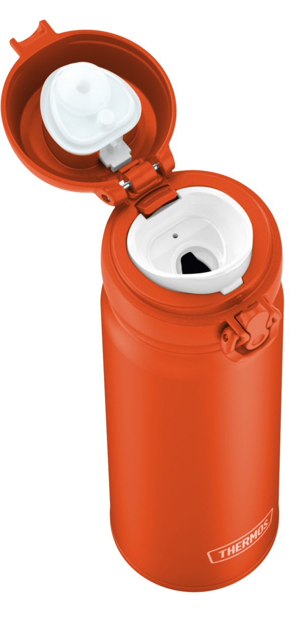 THERMOS Isolierflasche »ULTRALIGHT BOTTLE, doppelwandiger Edelstahl, spülmaschinenfest« 10h heiß & 20h kalt, zerlegbares Safe Flow Lid