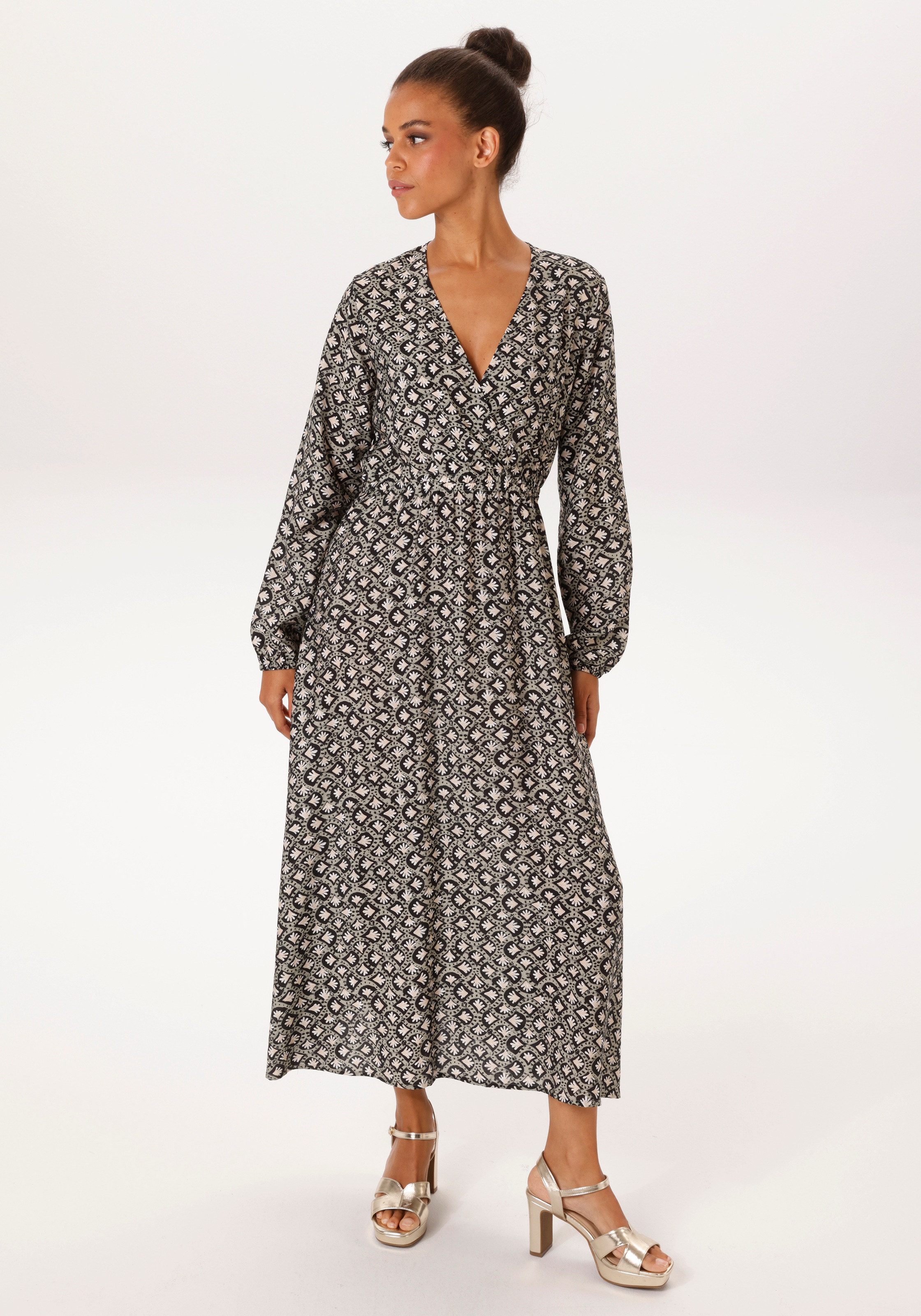 Aniston Casual Maxi Dress Multicolor Size 42 3