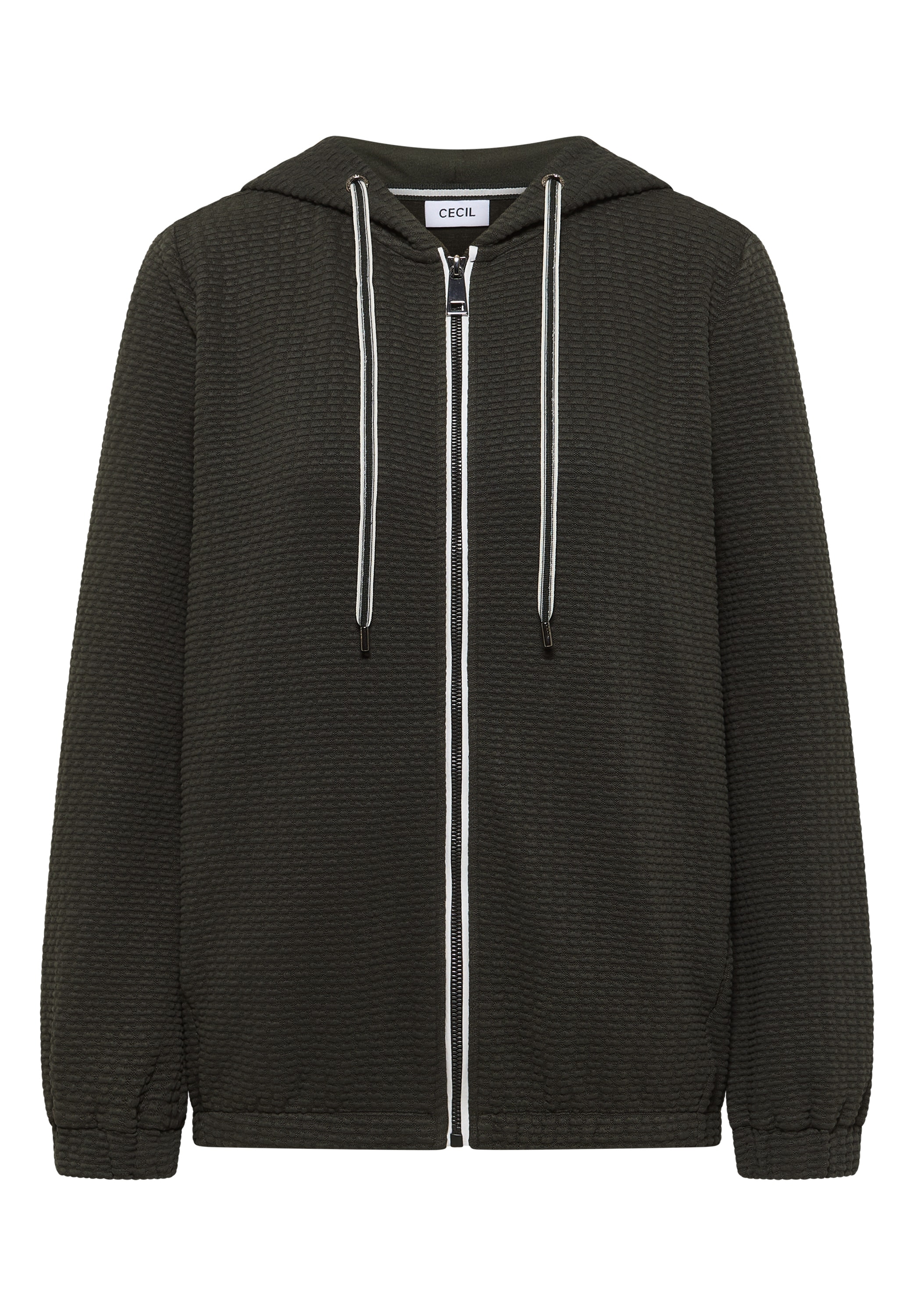 Cecil Sweatjacke mit Struktur-Muster