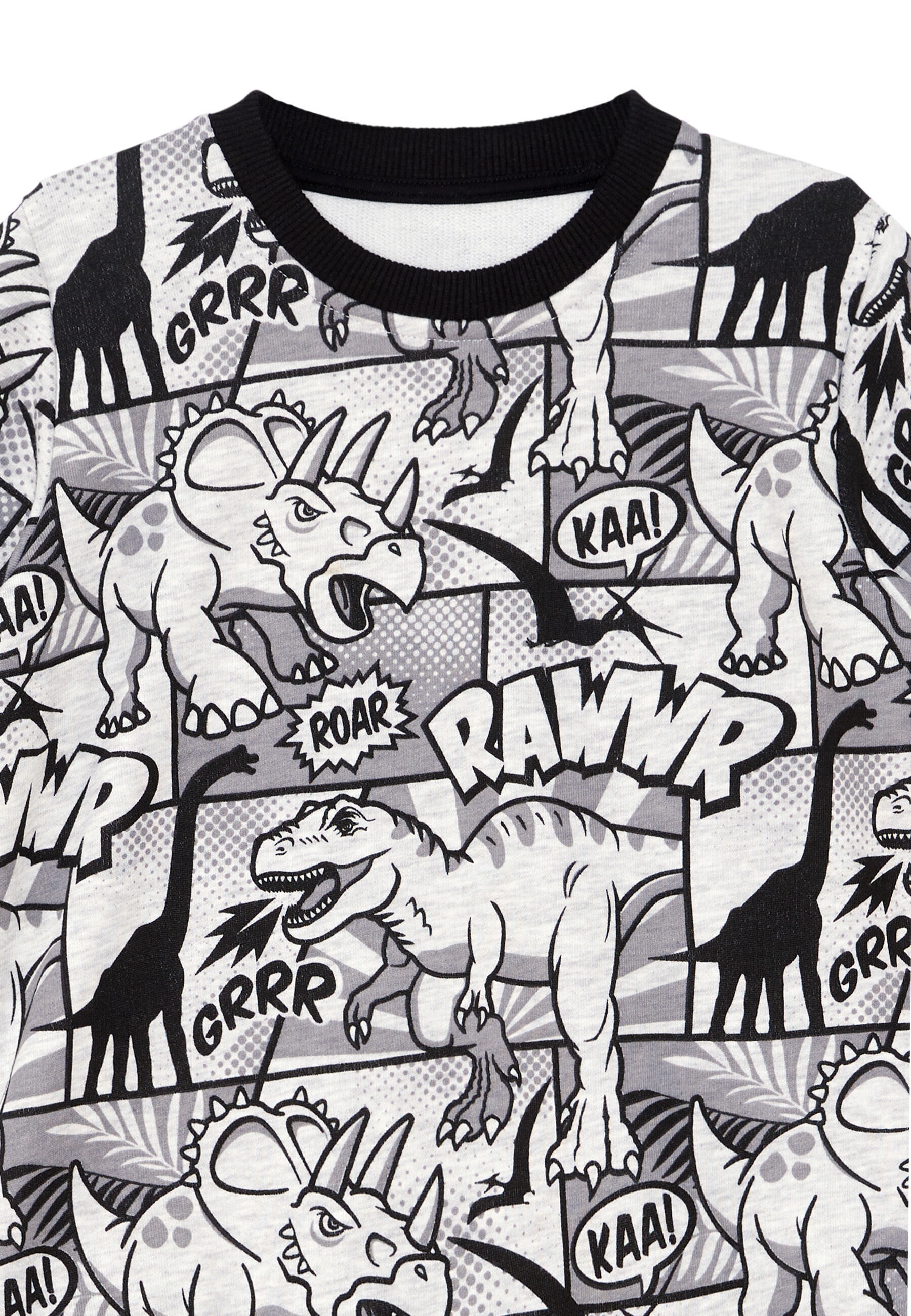 Denokids Hausanzug »Comic Dino«, (2 tlg.), mit Dinosaurier-Aufdruck