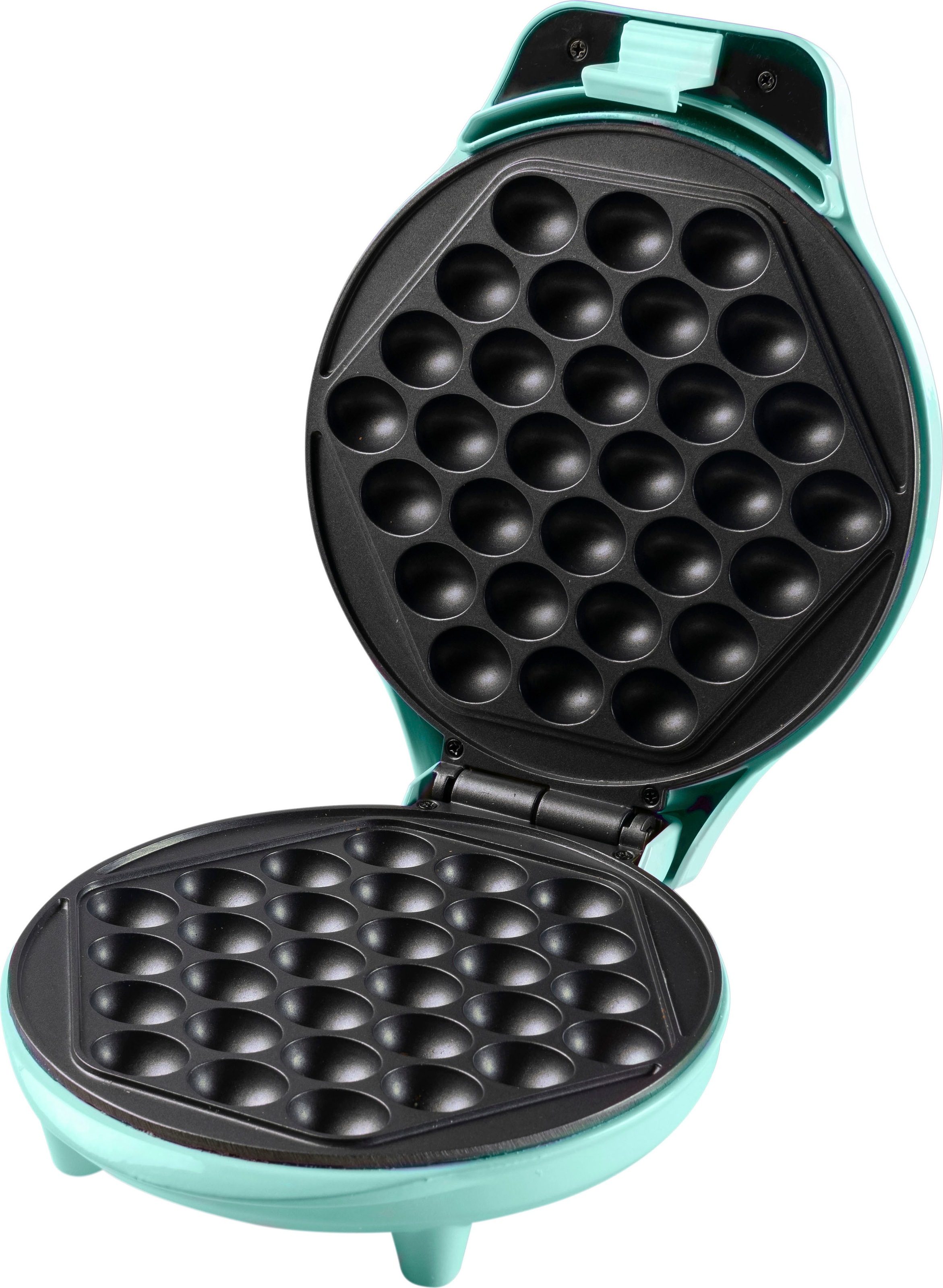 Thumbnail - bestron Waffeleisen "ABWM300", 700 W, für Bubble Waffeln zum Befüllen, mit Backampel & Antihaftbeschichtung