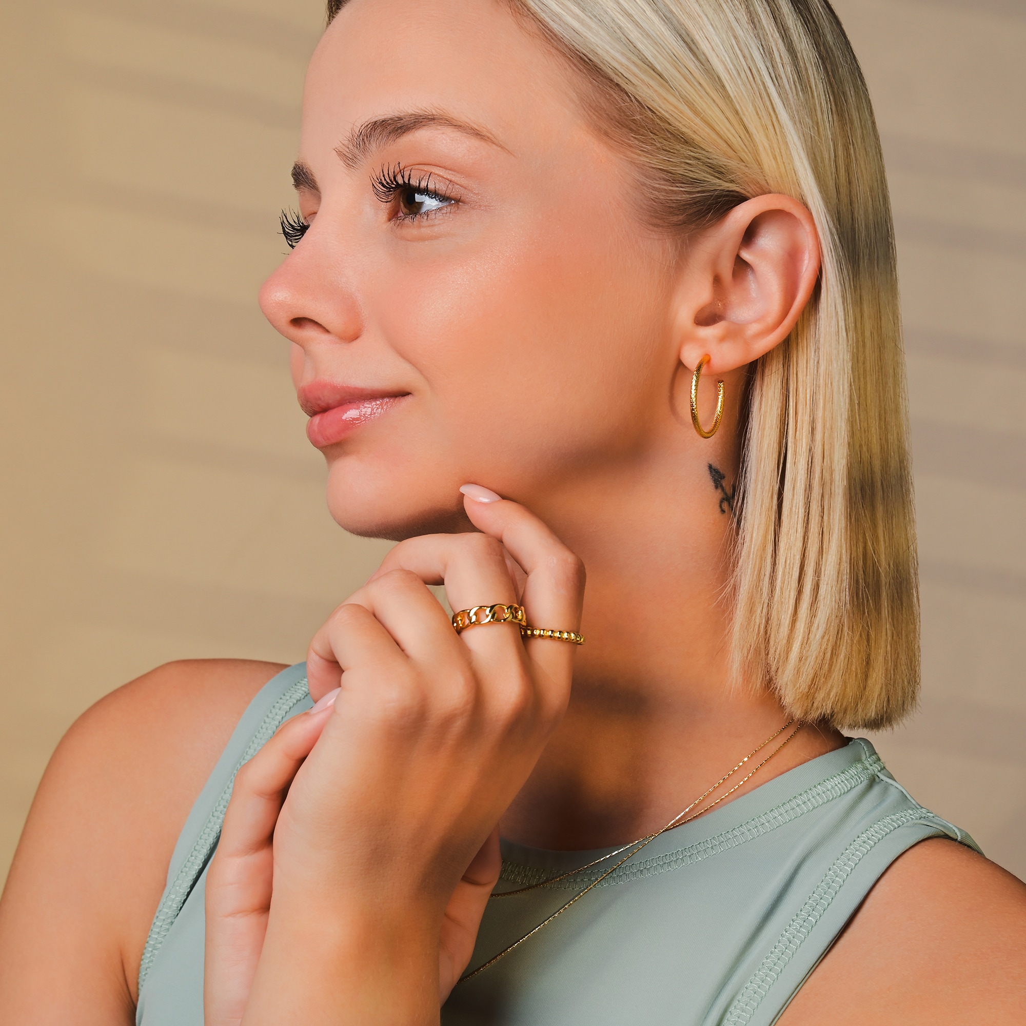 Adelia´s Paar Creolen "Damen Ohrringe – Creole aus Edelstahl" Ein stilvolle günstig online kaufen