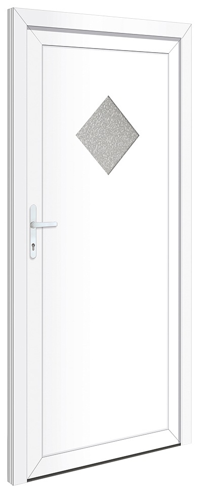 RORO Türen & Fenster Nebeneingangstür »OTTO 24«, BxH: 98x198 cm, weiß, ohne  Griffgarnitur, inklusive Türrahmen kaufen | BAUR