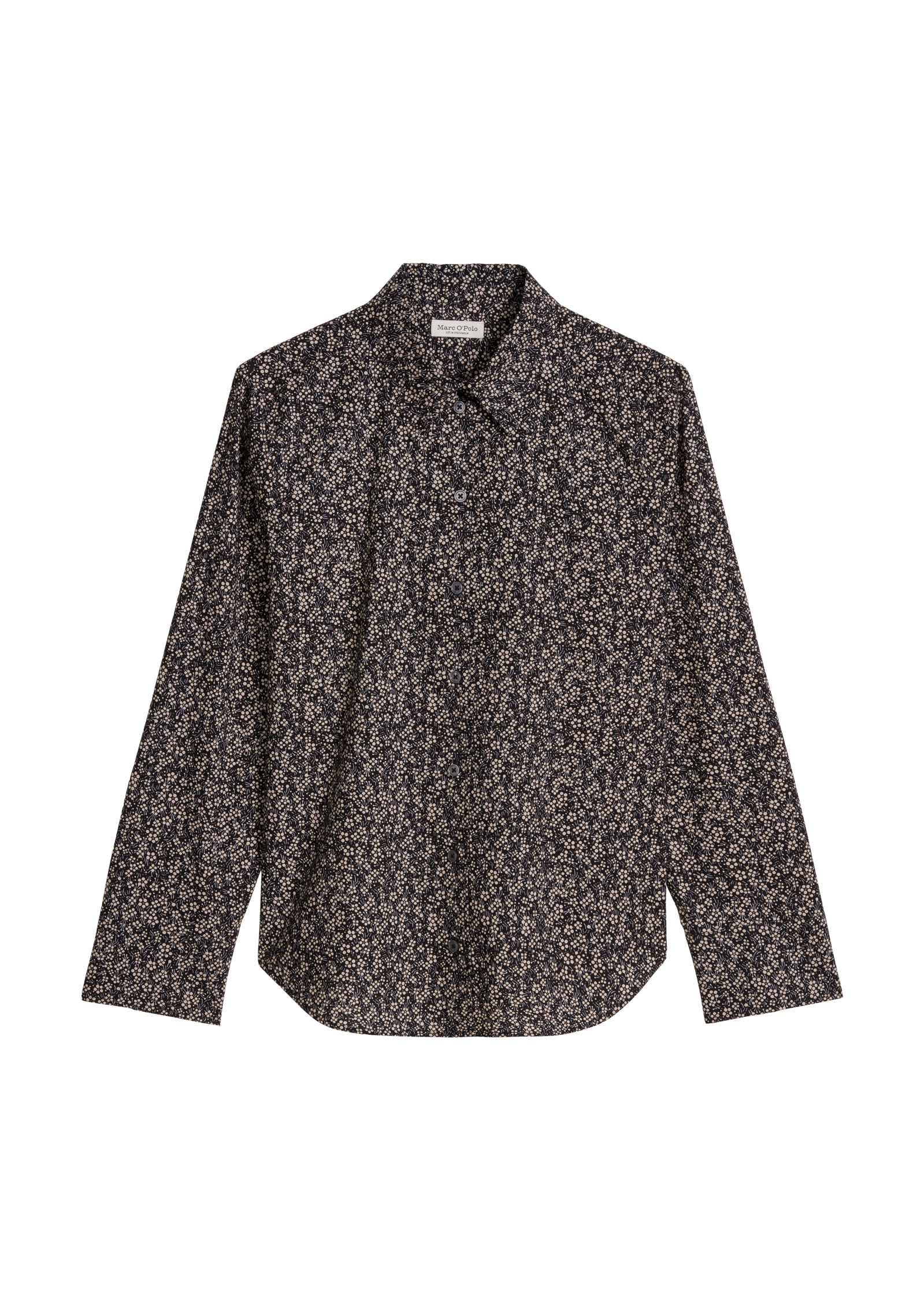 Marc O'Polo Langarmbluse »aus Papertouch-Popeline«