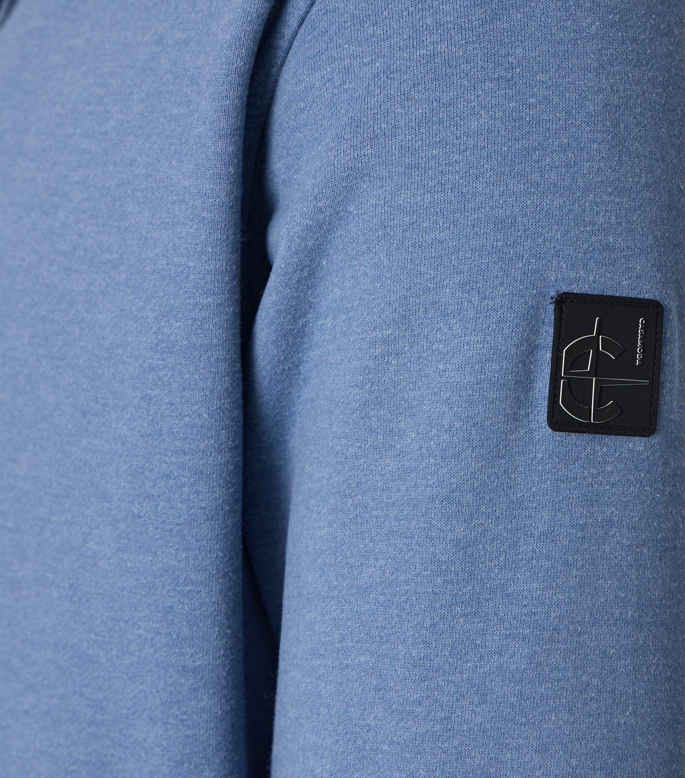 CASAMODA Kapuzensweatjacke »CASAMODA Sweatjacke mit Kapuze uni«