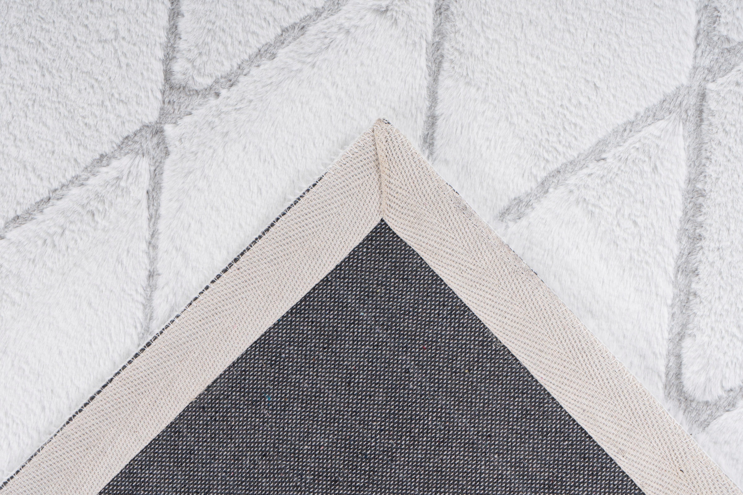 Teppich ME GUSTA "Vivica 200" Gr. 4, blau (graublau, weiß), B:160cm H:20mm L:230cm, Kunstfaser, Teppiche, Teppich, besonders weich durch Microfaser, Wohnzimmer 3