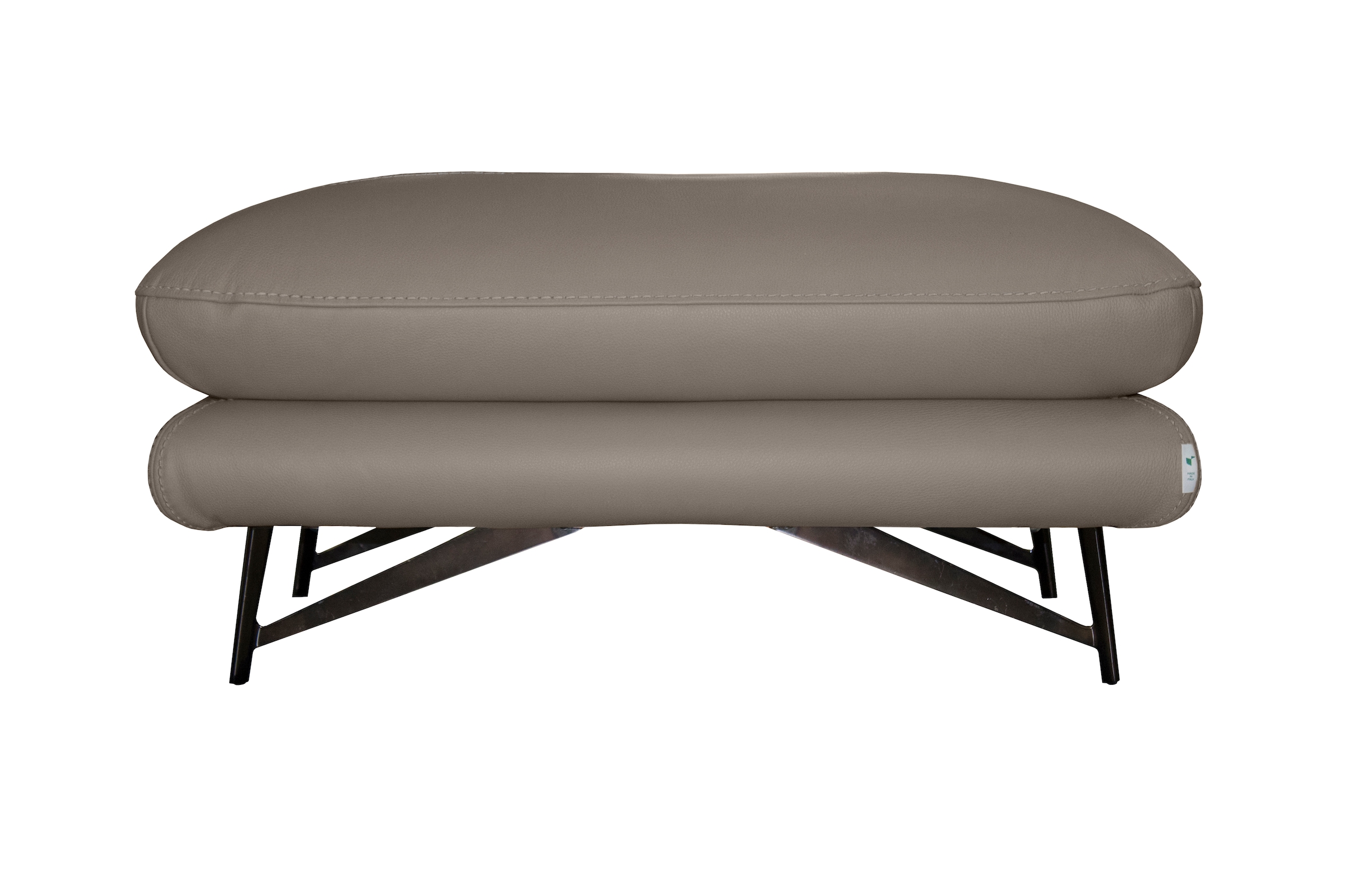 CALIA ITALIA Hocker »Cezanne, italienisches Design trifft erstklassigen Sitzkomfort, Leder«, Designhocker in besonders langlebigen & pflegeleichten Lederarten