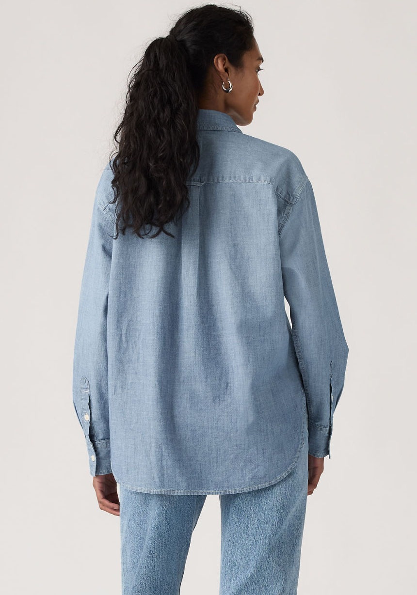 Thumbnail - Levis Jeansbluse "HARLIE BOYFRIEND SHIRT" mit Brusttasche