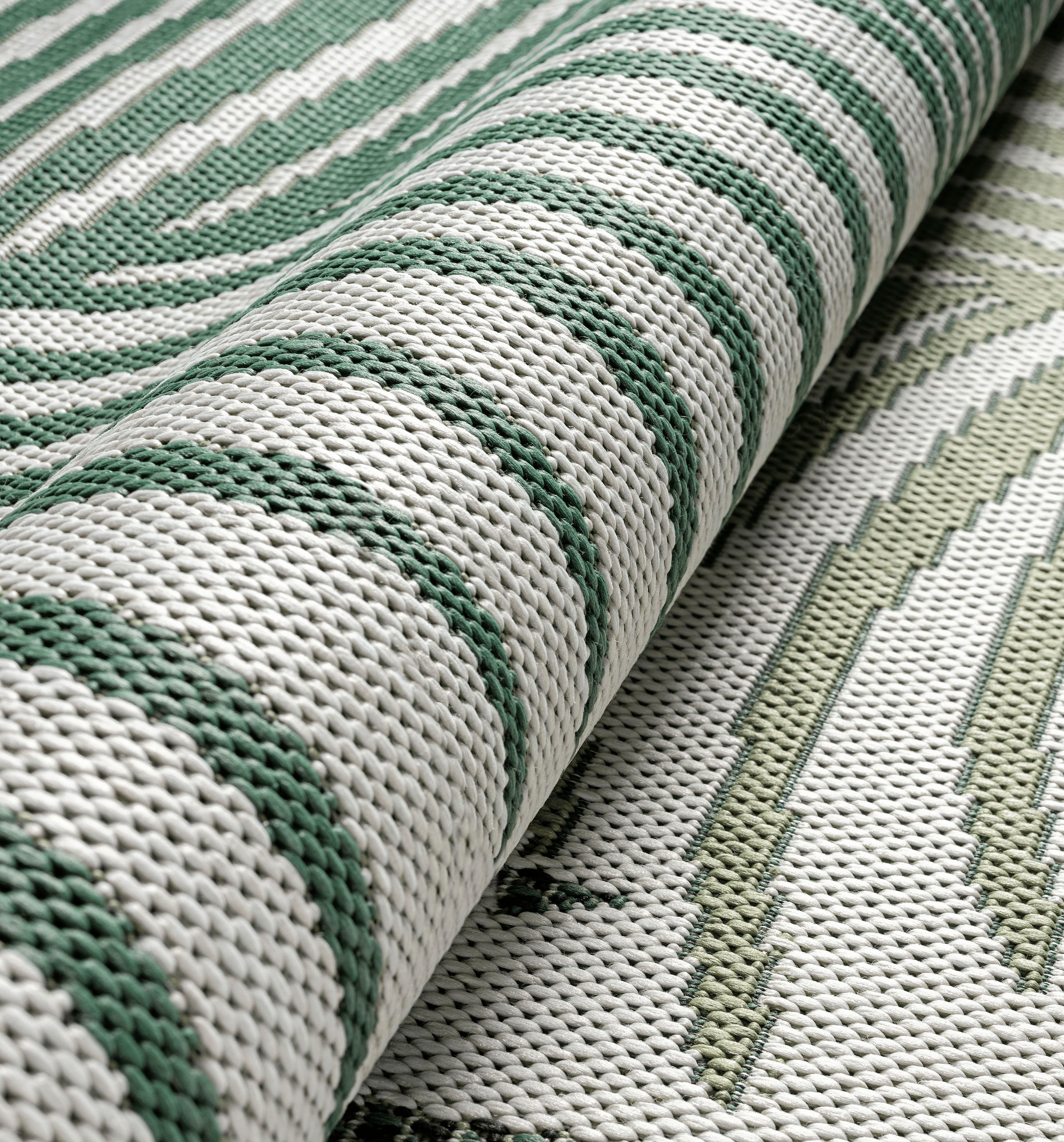 merinos Teppich »Machka 54045«, rund, 8 mm Höhe, robuster, pflegeleichter In- und Outdoorteppich, Außenbereich