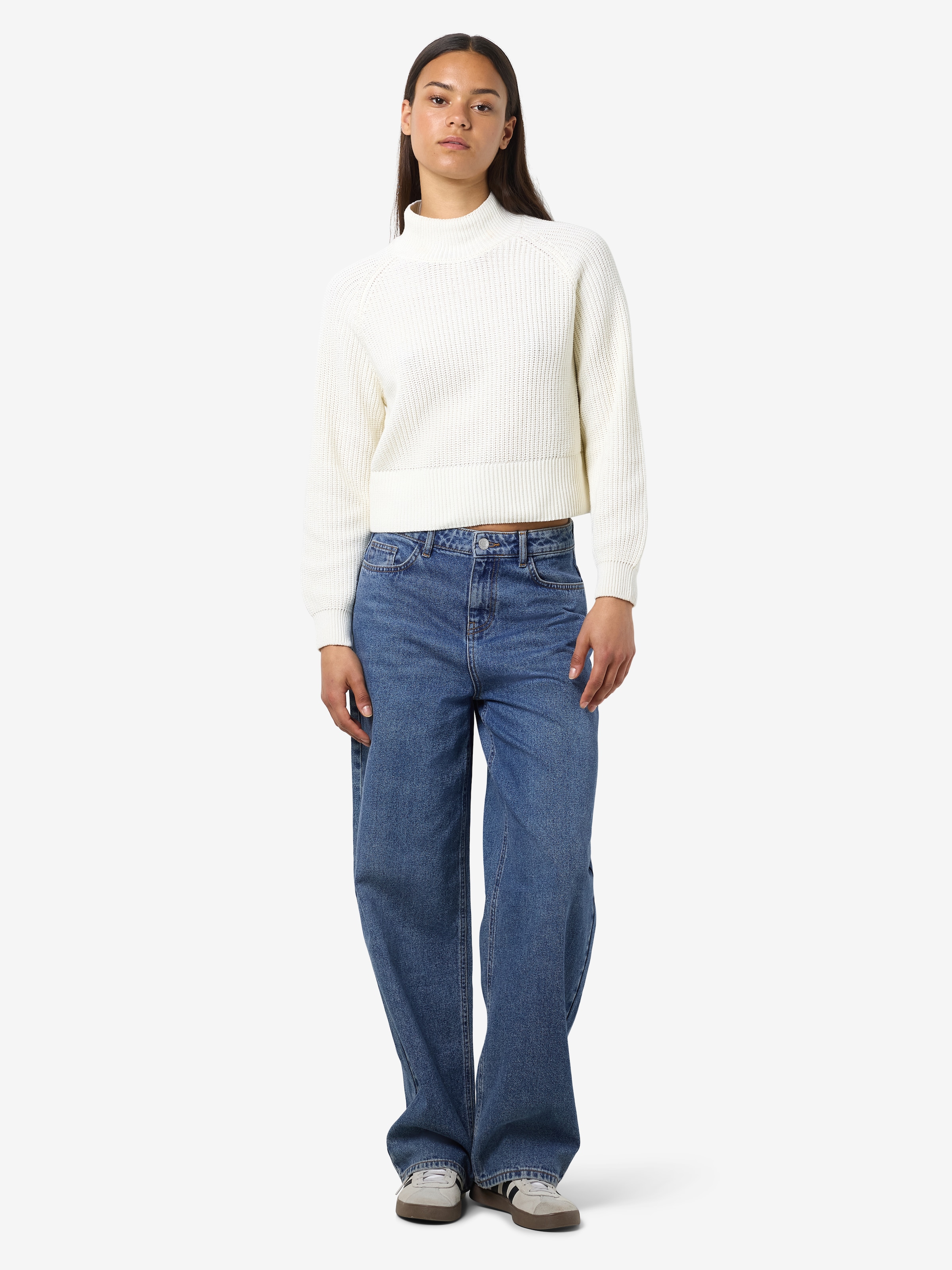 Noisy may Stehkragenpullover »NMDARA L/S HIGH NECK KNIT FWD NOOS«