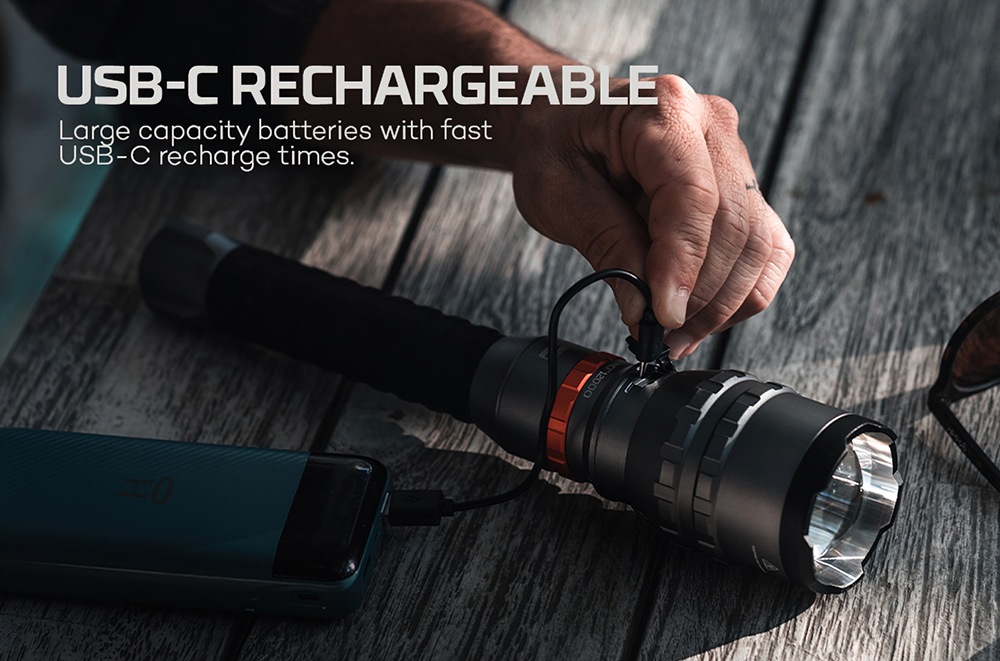 NEBO LED Taschenlampe »Nebo DAVINCI™ 12000 RC Mag Dial« Set, Taschenlampe inkl. Ladekabel, 2 Stk. tlg.