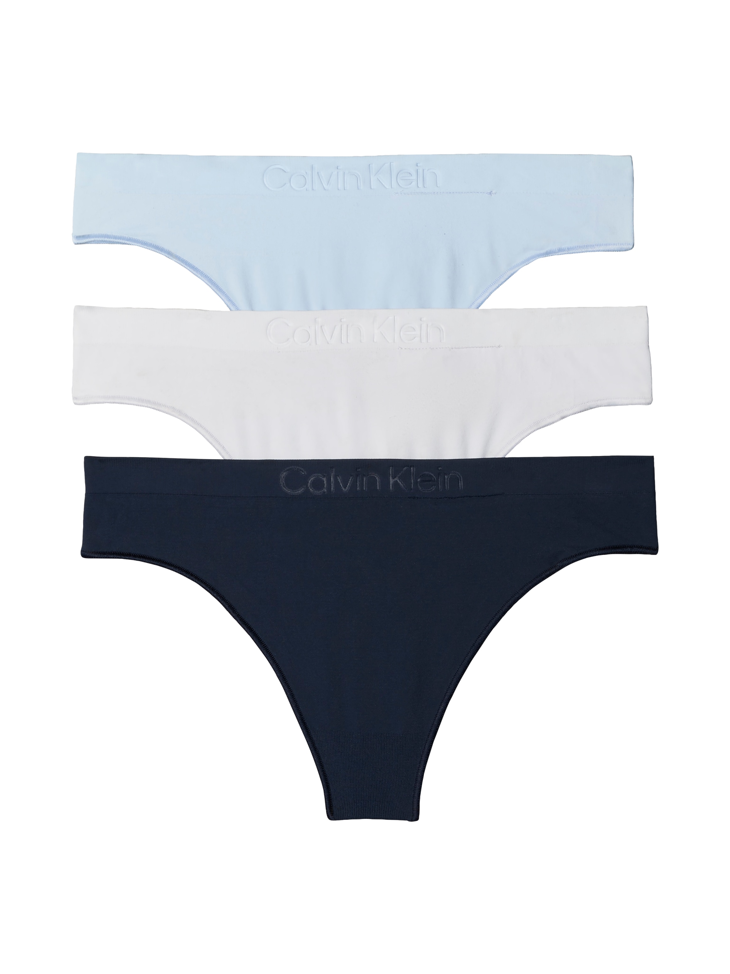 Calvin Klein Underwear Tanga "THONG 3 PK" Packung, 3 Stk. Mit geradem Absch günstig online kaufen