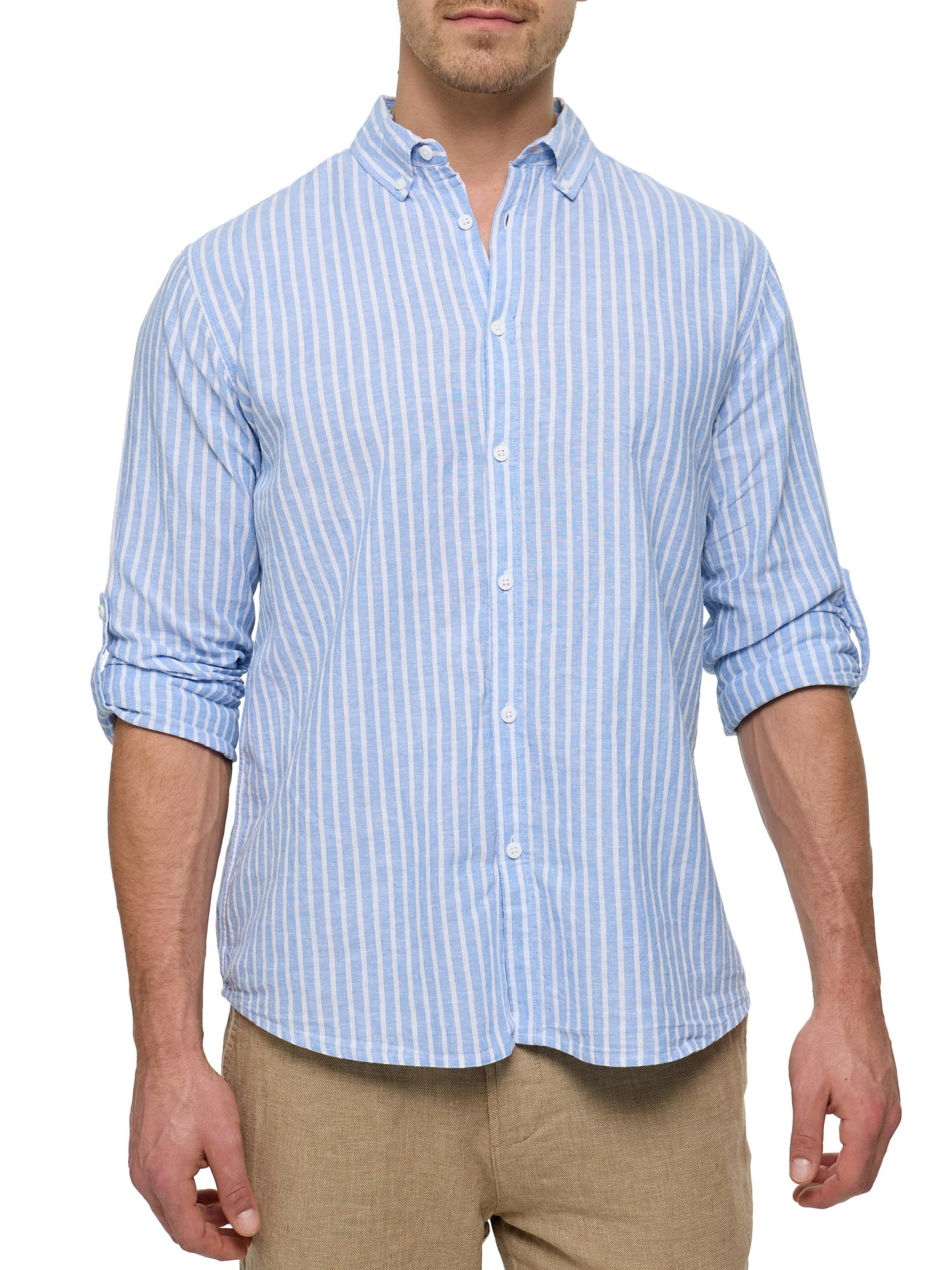 Indicode Langarmhemd "INBrayden" günstig online kaufen