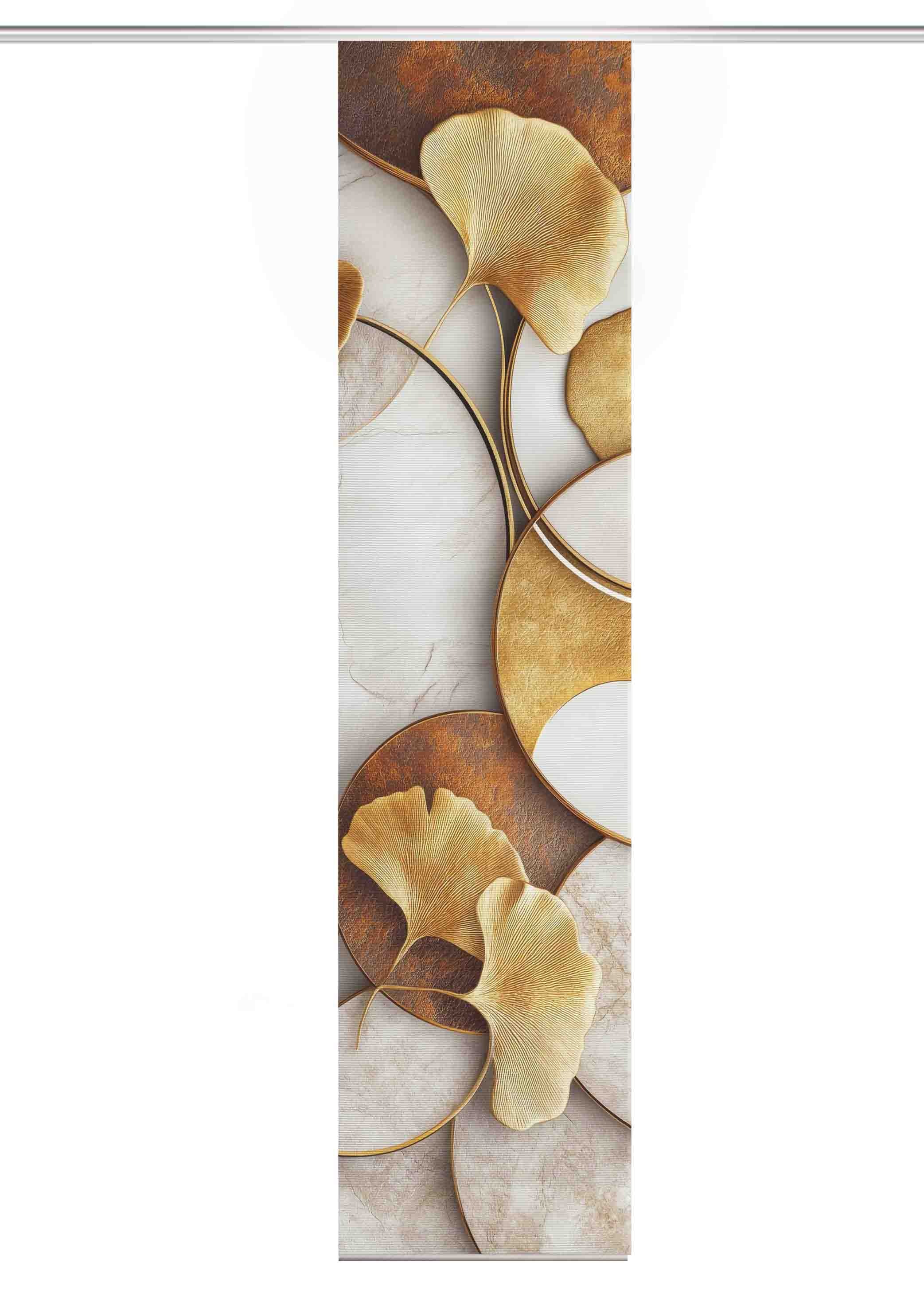 HOME in green Schiebegardine "STORM" Paneelwagen 1 Stk. tlg. Bambusoptik, r günstig online kaufen