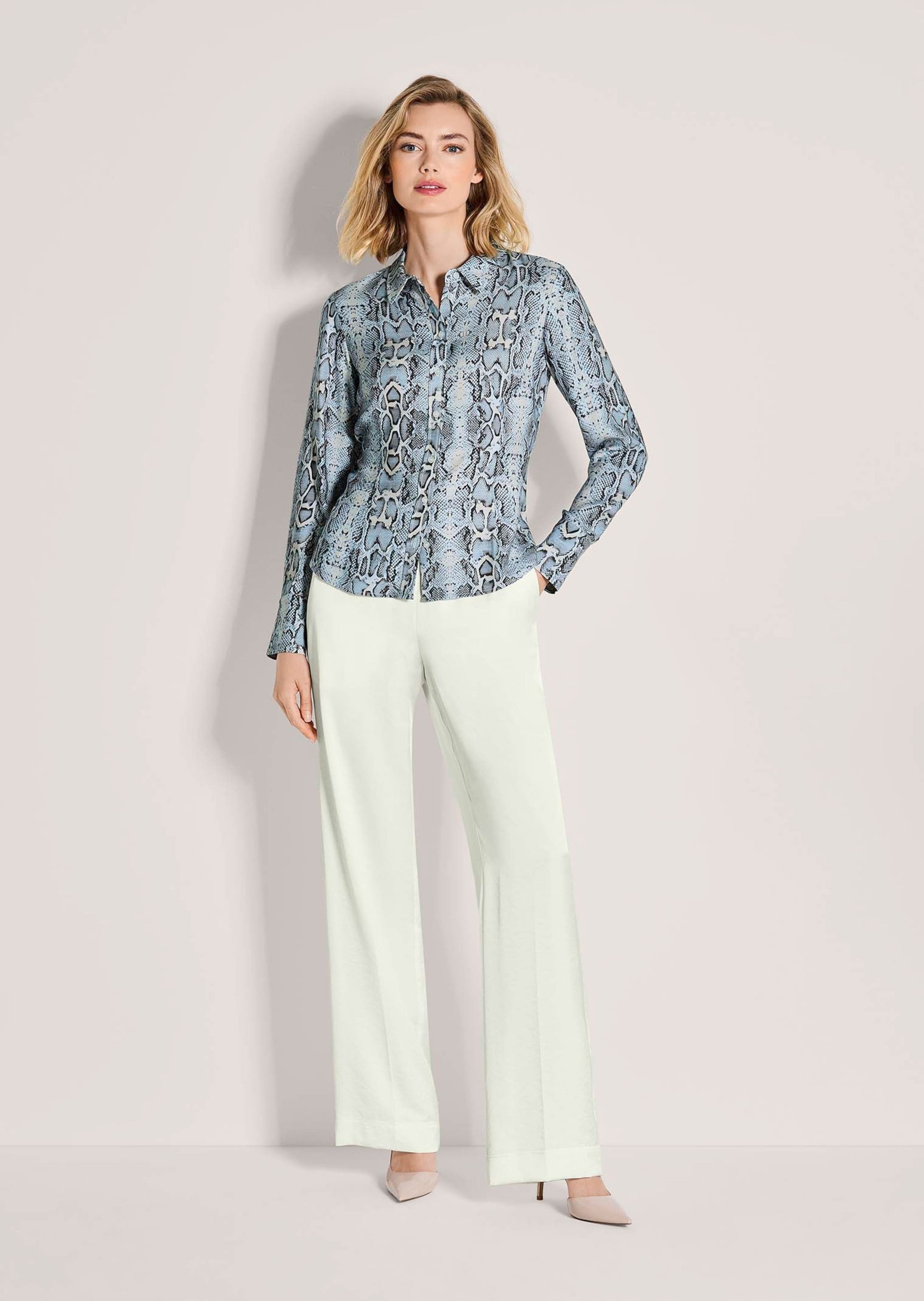 MADELEINE Langarmbluse »Hemdbluse Viskosebluse mit Animal-Print«