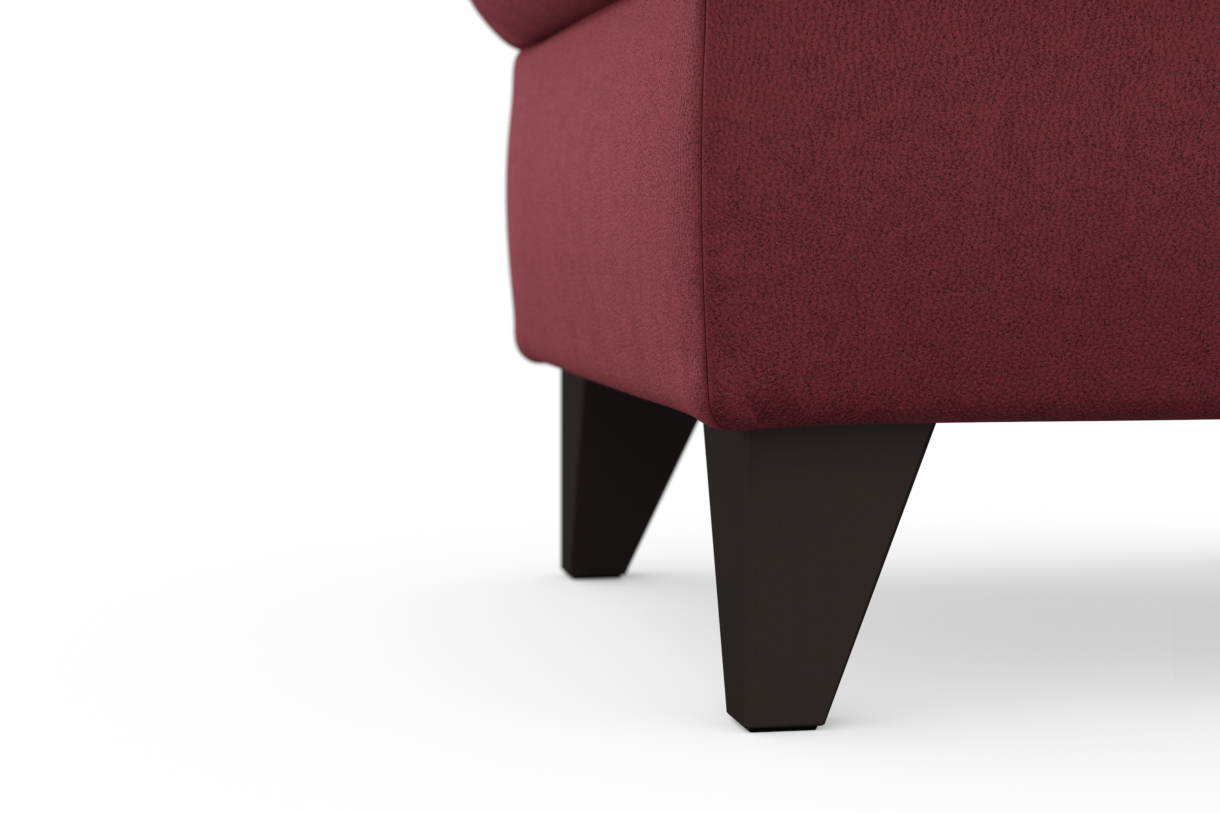 sit&more Stauraumhocker »Mellum«, mit Stauraum und wengefarbenen Holzfüßen