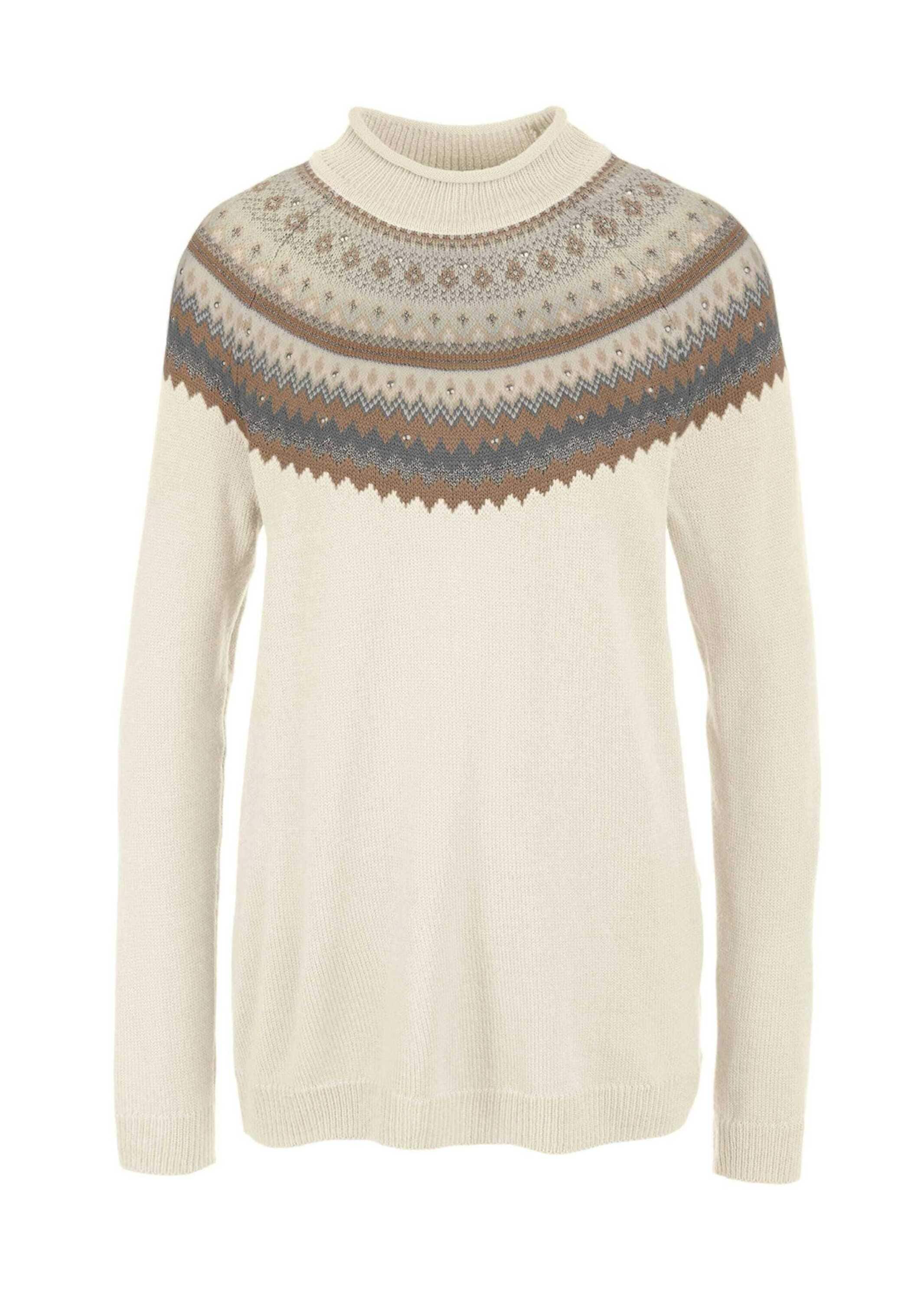 GOLDNER Strickpullover "Norweger-Pullover mit wärmender Schurwolle" günstig online kaufen