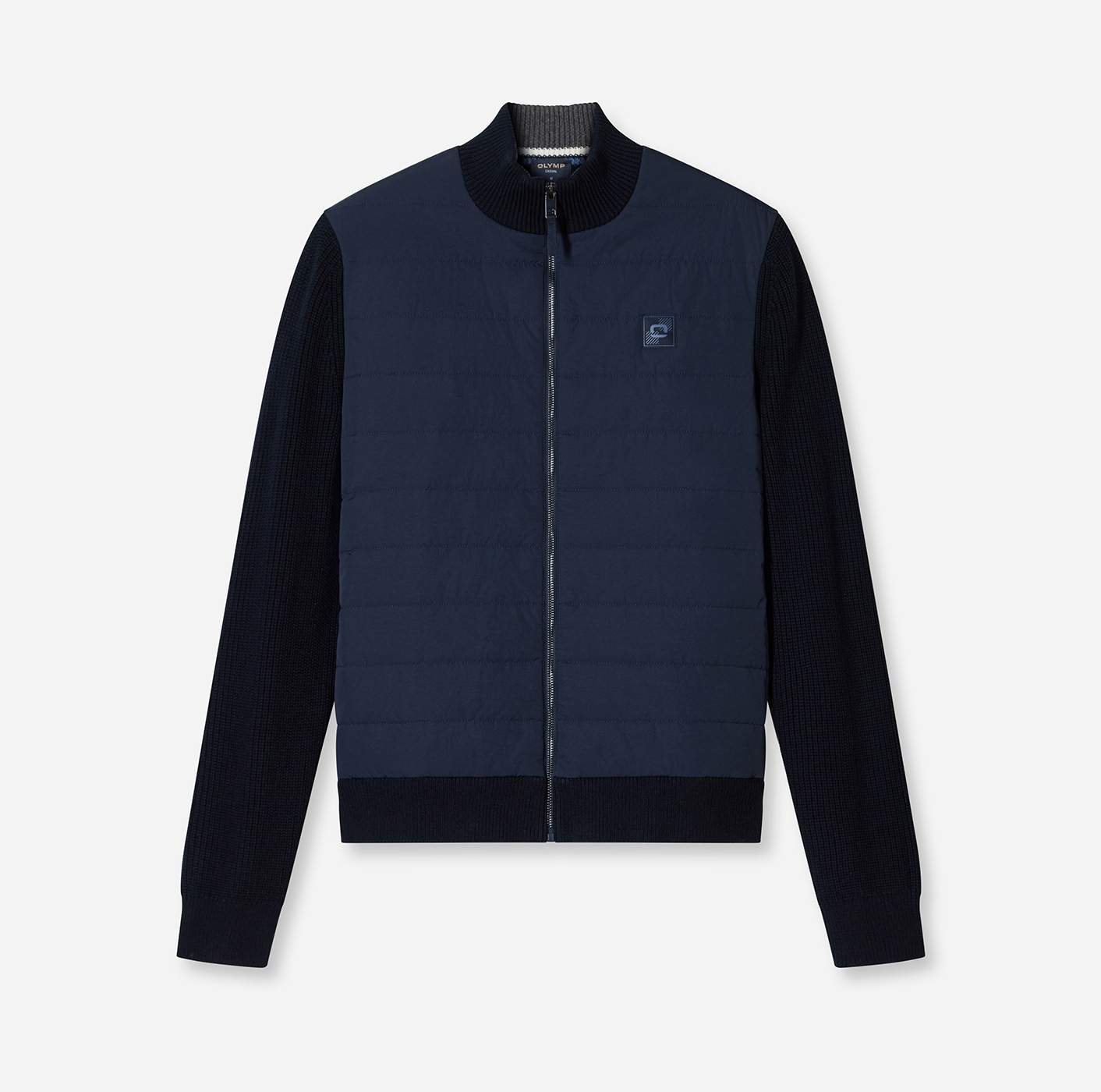 OLYMP Hybridjacke, mit gesteppten Einsätzen, Modern fit, Stehkragen günstig online kaufen