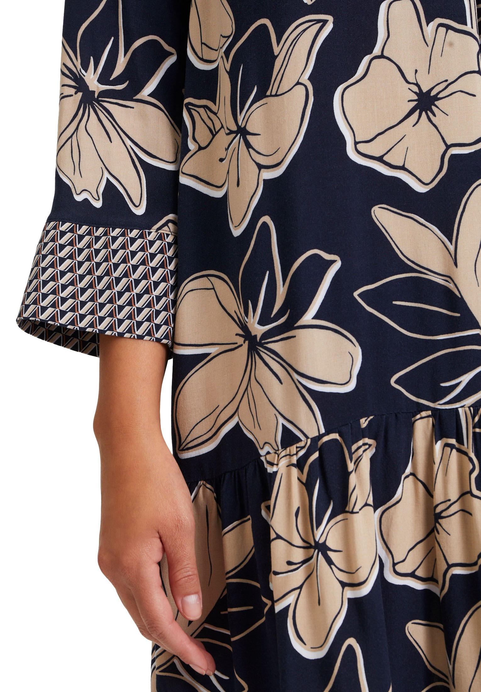 Betty Barclay Sommerkleid »Betty Barclay Damen Stufenkleid mit 3/4 Arm«, Druck