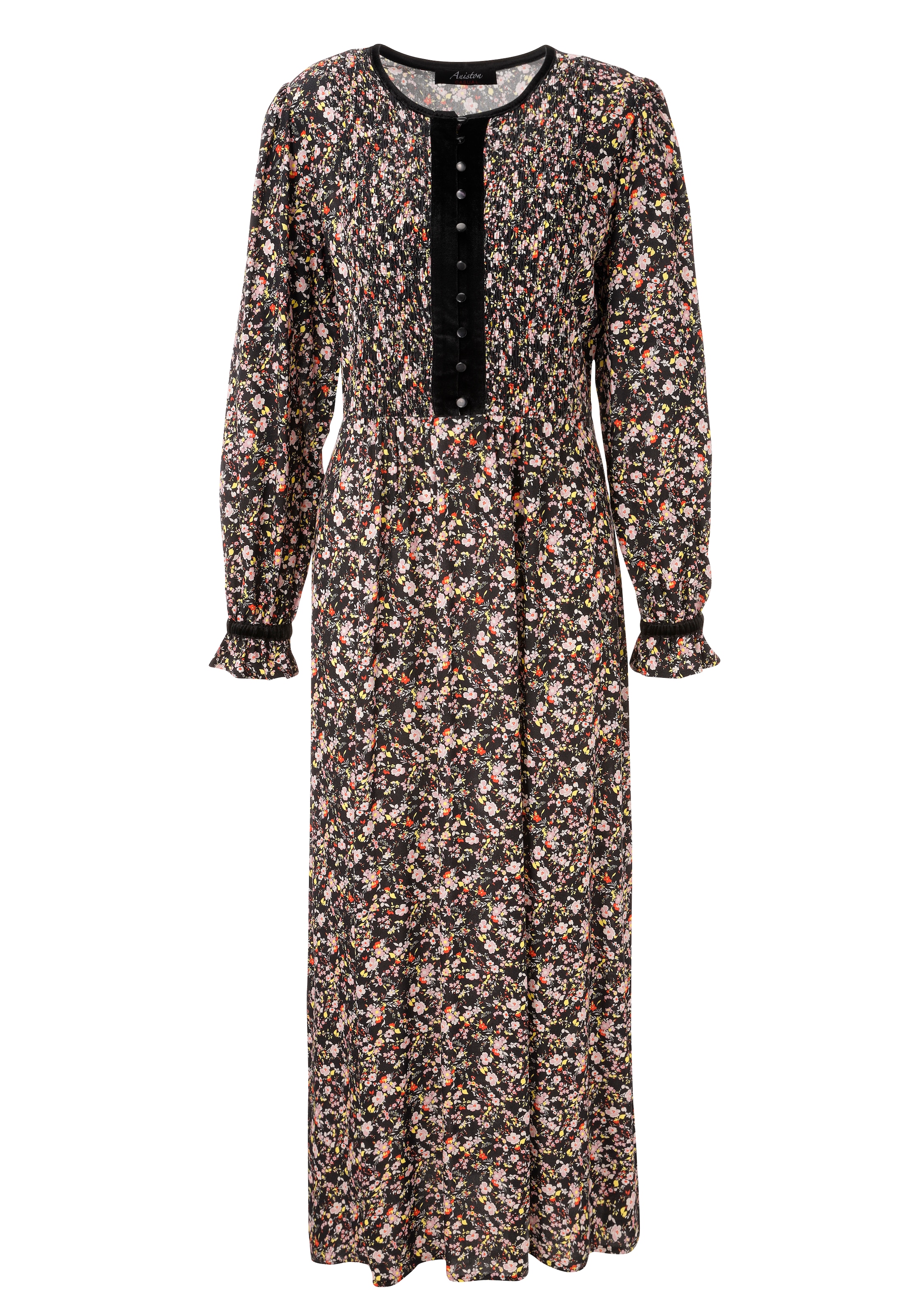 Aniston CASUAL Maxikleid mit bunten Blümchen bedruckt - NEUE KOLLEKTION