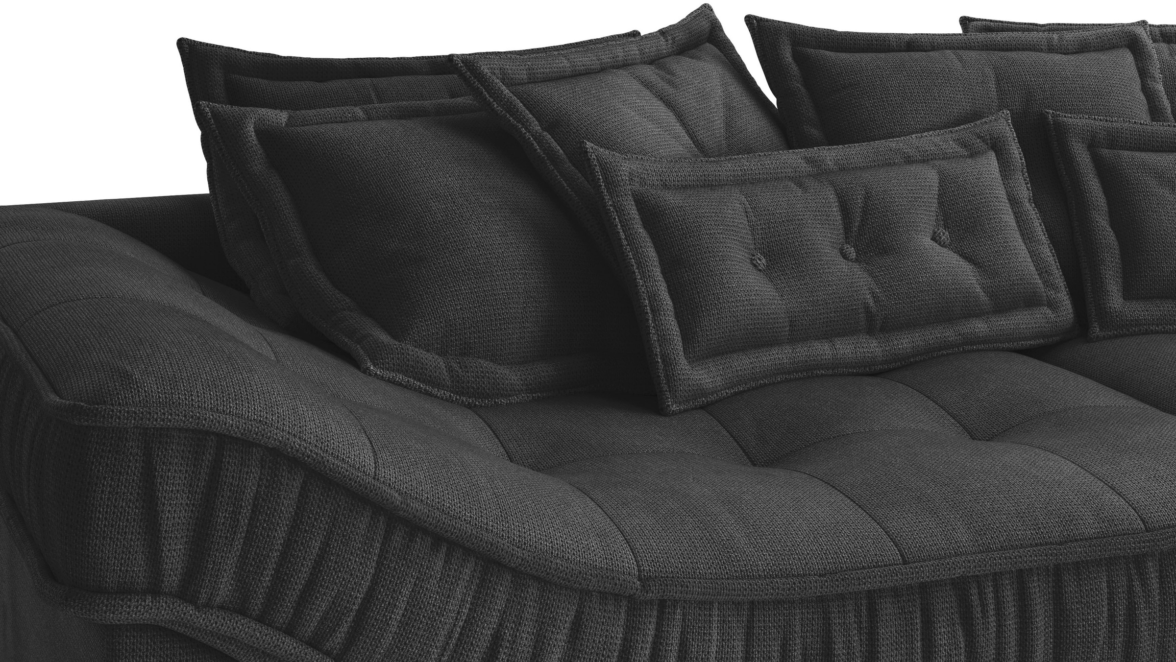 Mr. Couch Ecksofa »Diwan II DuraFlex L-Form«, DuraFlex-Kaltschaumpolsterung, bis 140 kg, 4 Bezugsqualitäten