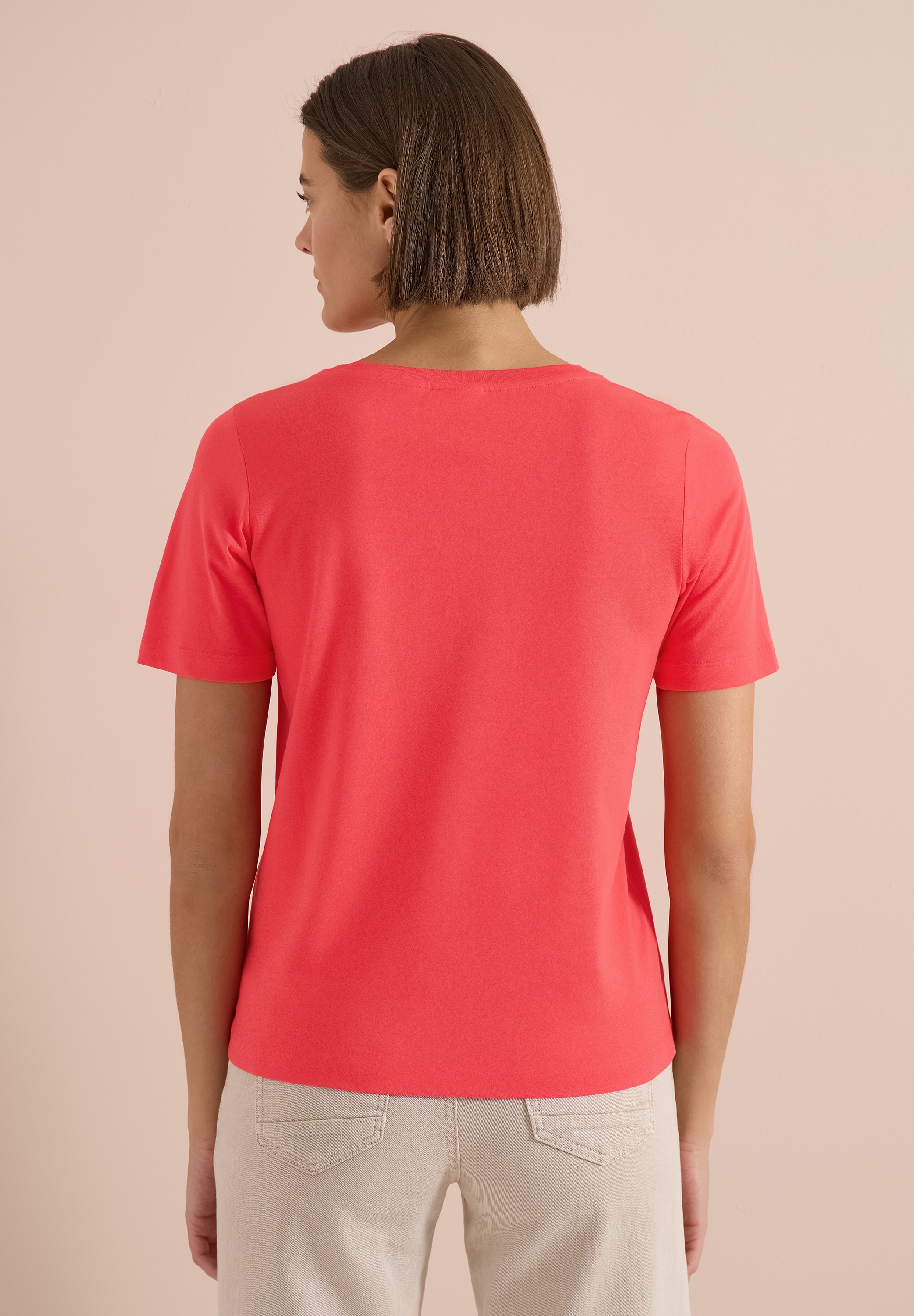 Cecil T-Shirt aus reiner Baumwolle