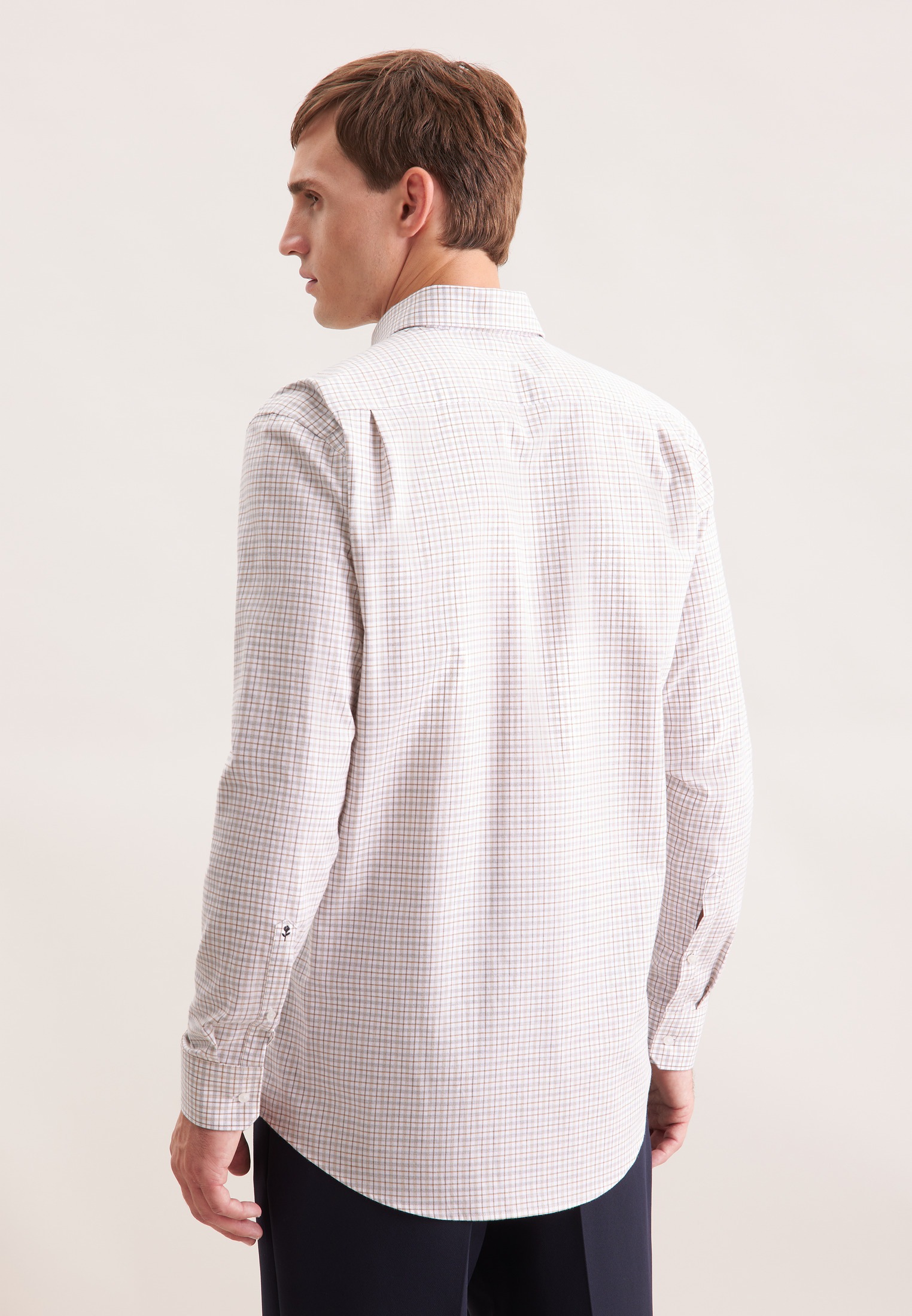 seidensticker Flanellhemd "Schwarze Rose", Regular 1/1 Button-Down-Kragen D günstig online kaufen