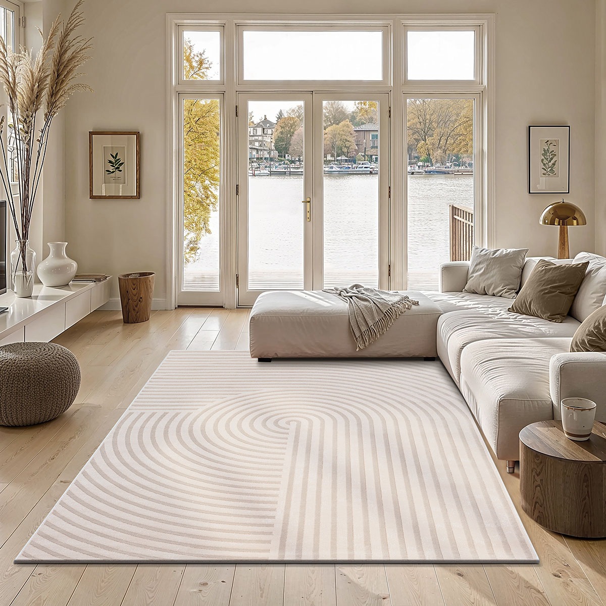 the carpet "Knight" rechteckig 12 mm Höhe moderner Wohnzimmer Teppich elegant glänzender Flor