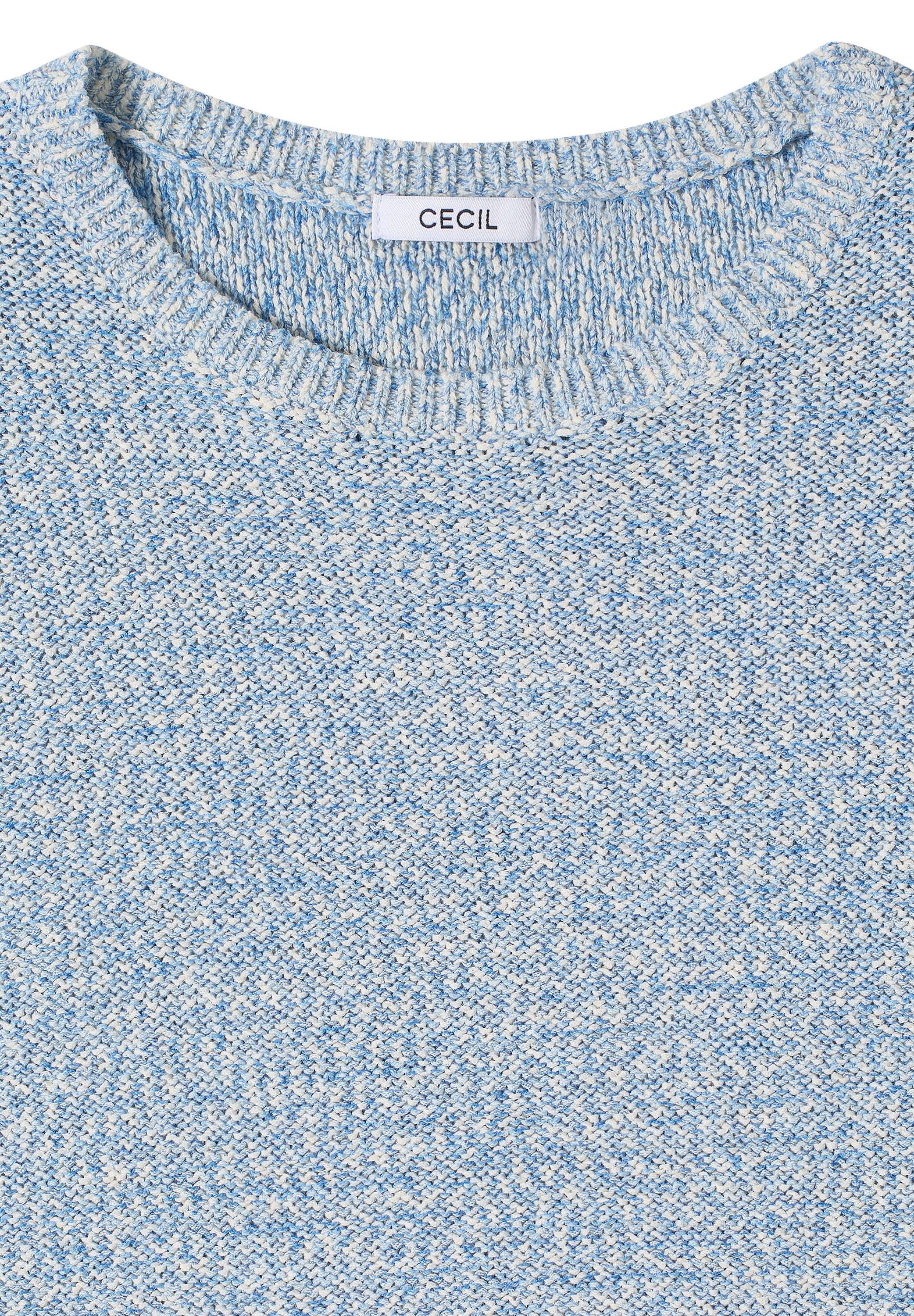 Cecil Strickpullover meliert, mit Rundhals