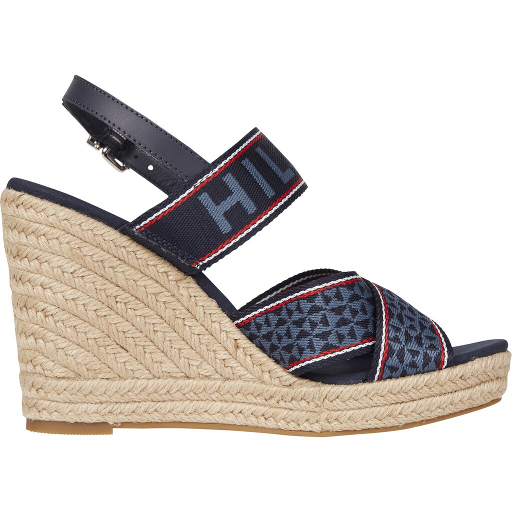 Tommy Hilfiger High-Heel-Sandalette »TOMMY WEBBING HIGH WEDGE SANDAL«