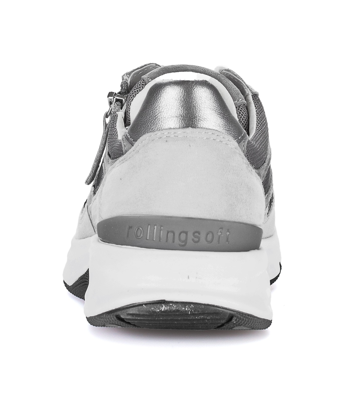 Thumbnail - rollingsoft Keilsneaker, Freizeitschuh, Halbschuh, Schnürschuh, Außenreißverschluss, G-Weite