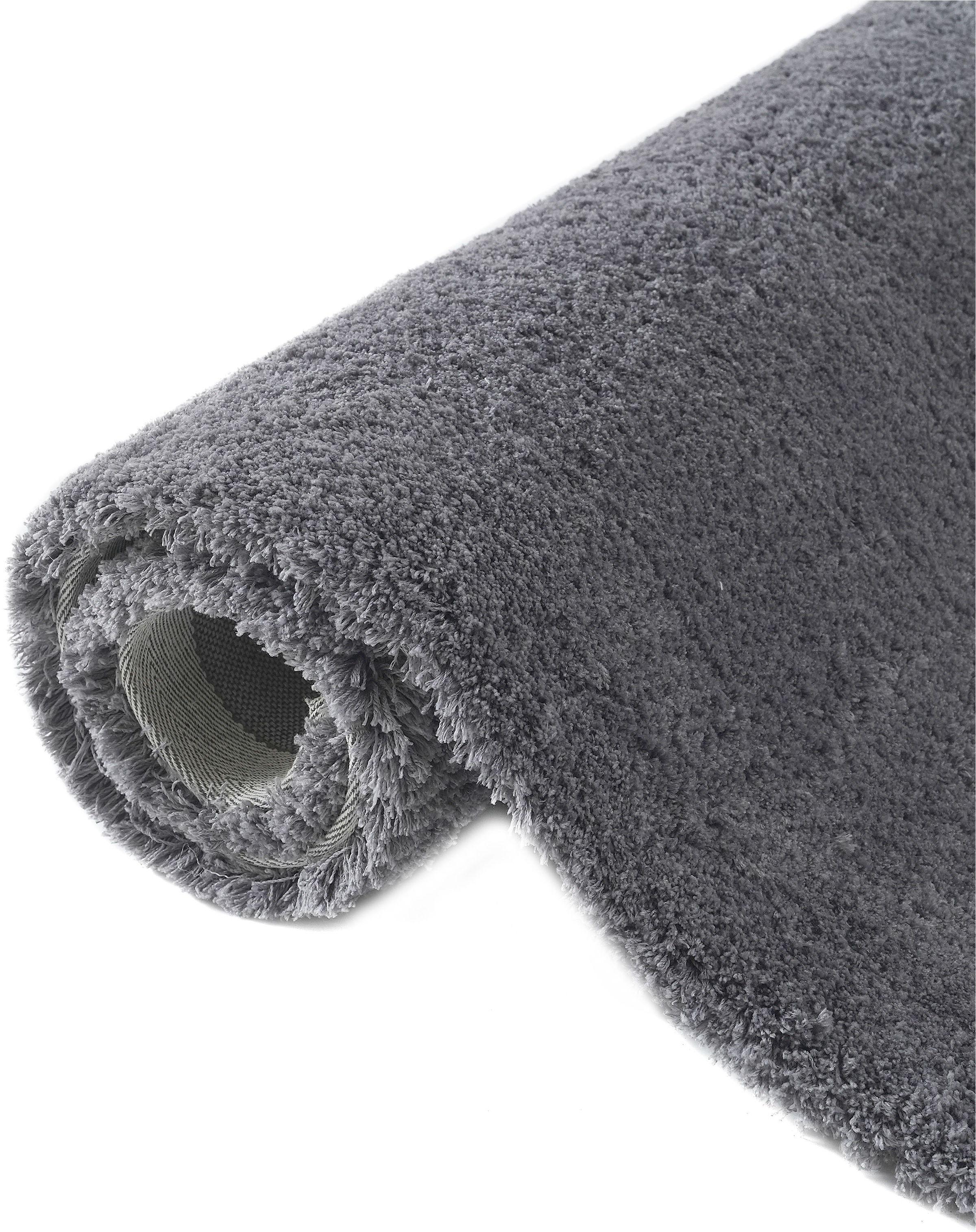 my home Hochflor-Teppich »Microfaser Teppich Magong, besonders weich, sehr feiner Flor«, rechteckig, 25 mm Höhe, uni, Wohnzimmer, Schlafzimmer, Kinderzimmer, auch rund und als Läufer