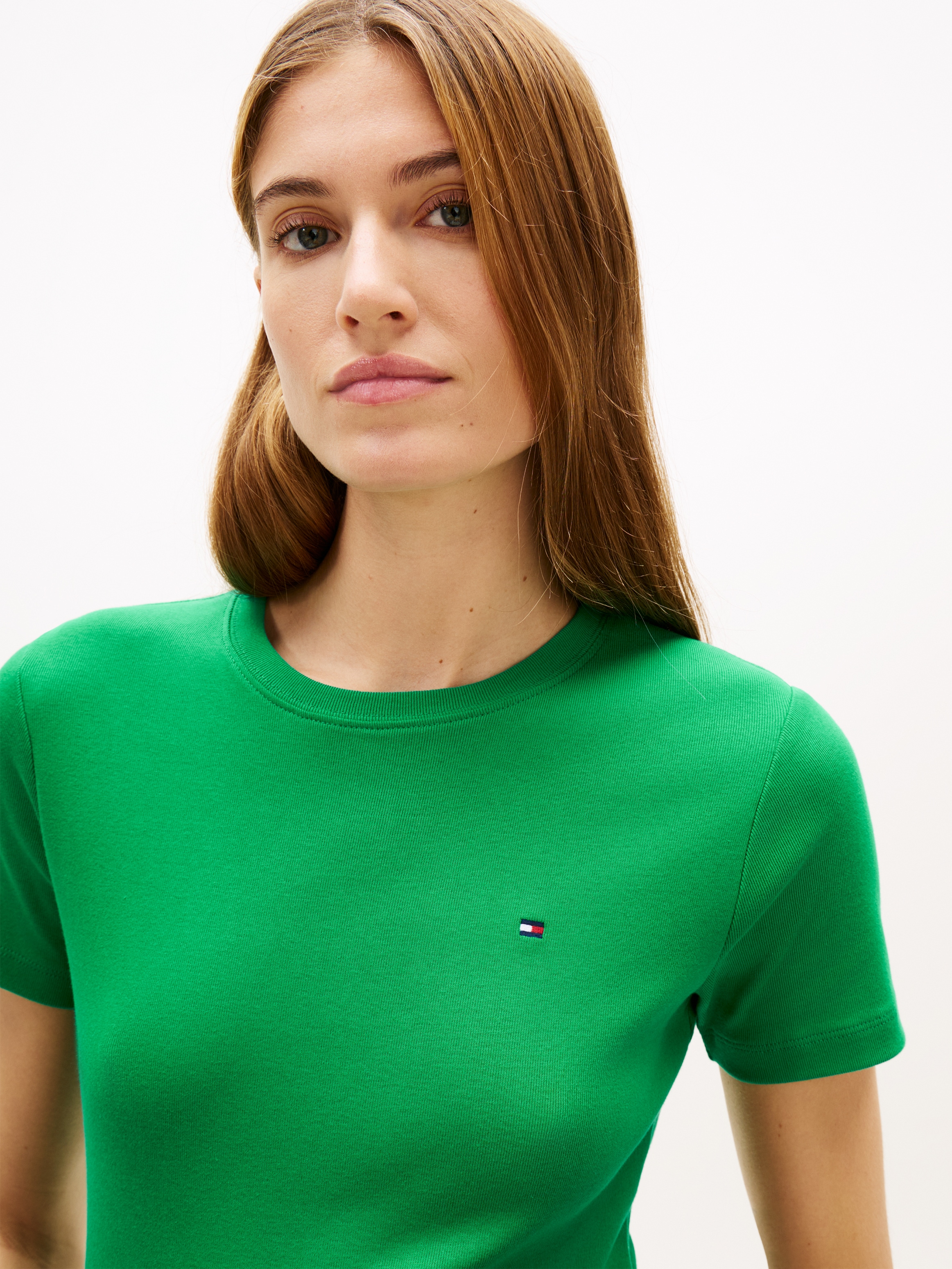 Tommy Hilfiger Slim Cody C-NK T-Shirt Courtside Green M 4