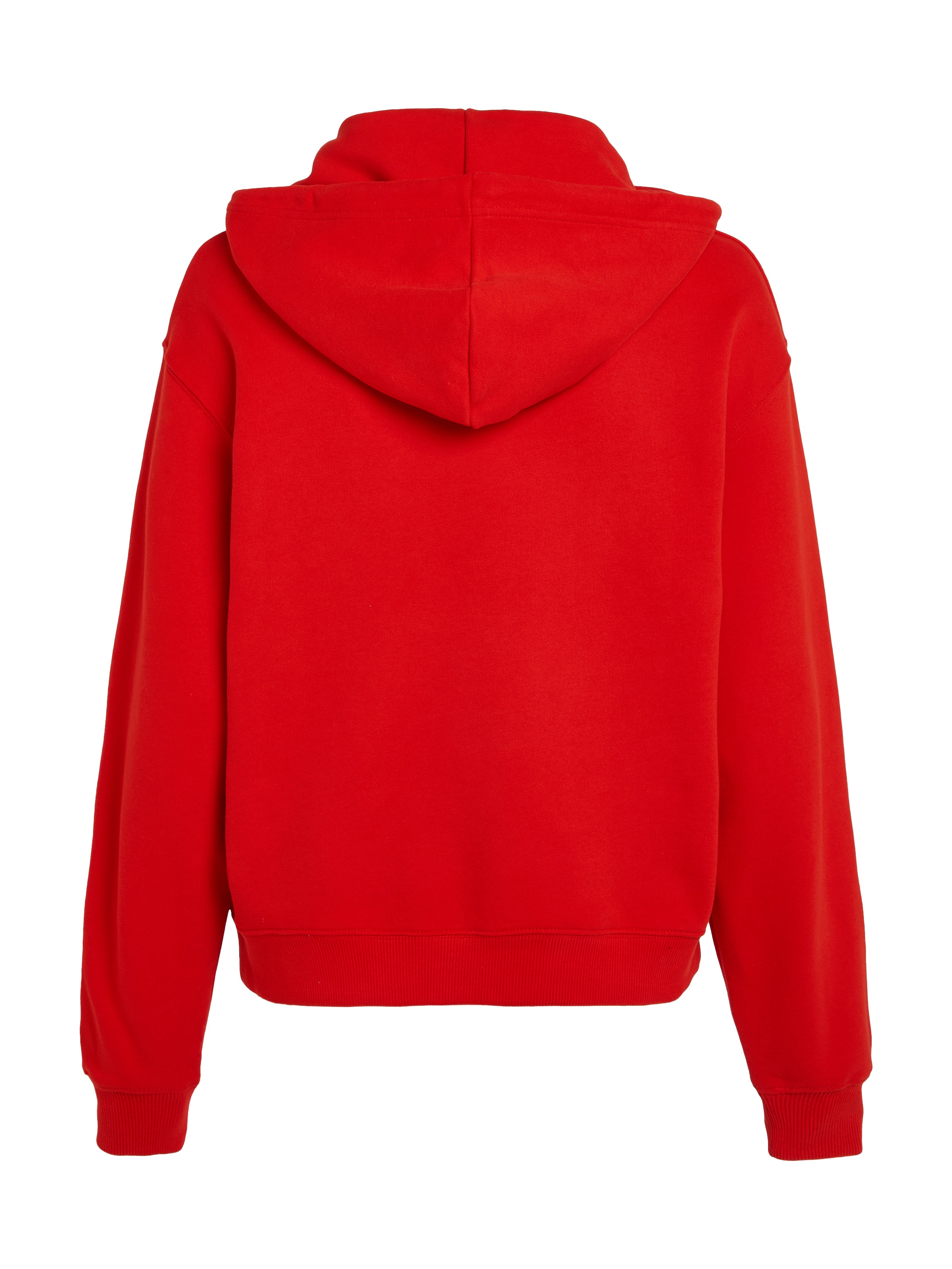 Tommy Hilfiger Kapuzensweatshirt »REG FLAG ON CHEST HOODIE«, Kapuze mit Kordel, Stickerei, Logo-Flag