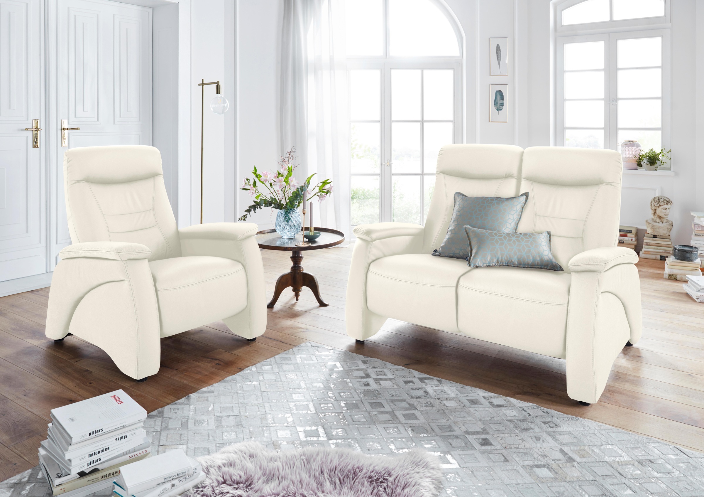 exxpo - sofa fashion 2-Sitzer »Ascoli, Kinosofa mit hohem Sitzkomfort, bequeme Armlehnen«, hoher Rücken, inkl. Relaxfunktion