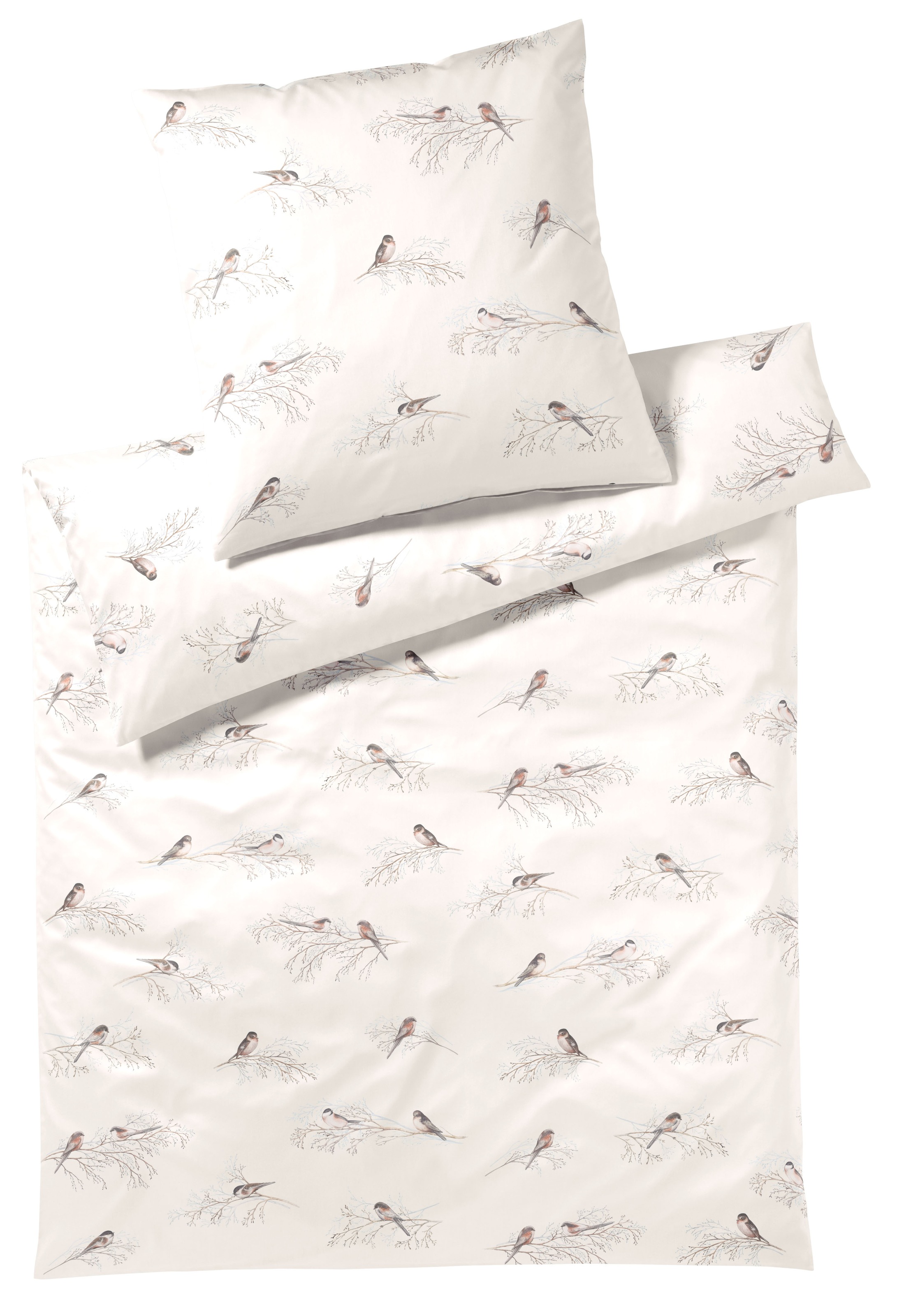 Elegante Bettwäsche »Spätzchen« 2 Stk. tlg. angenehmes Hautgefühl