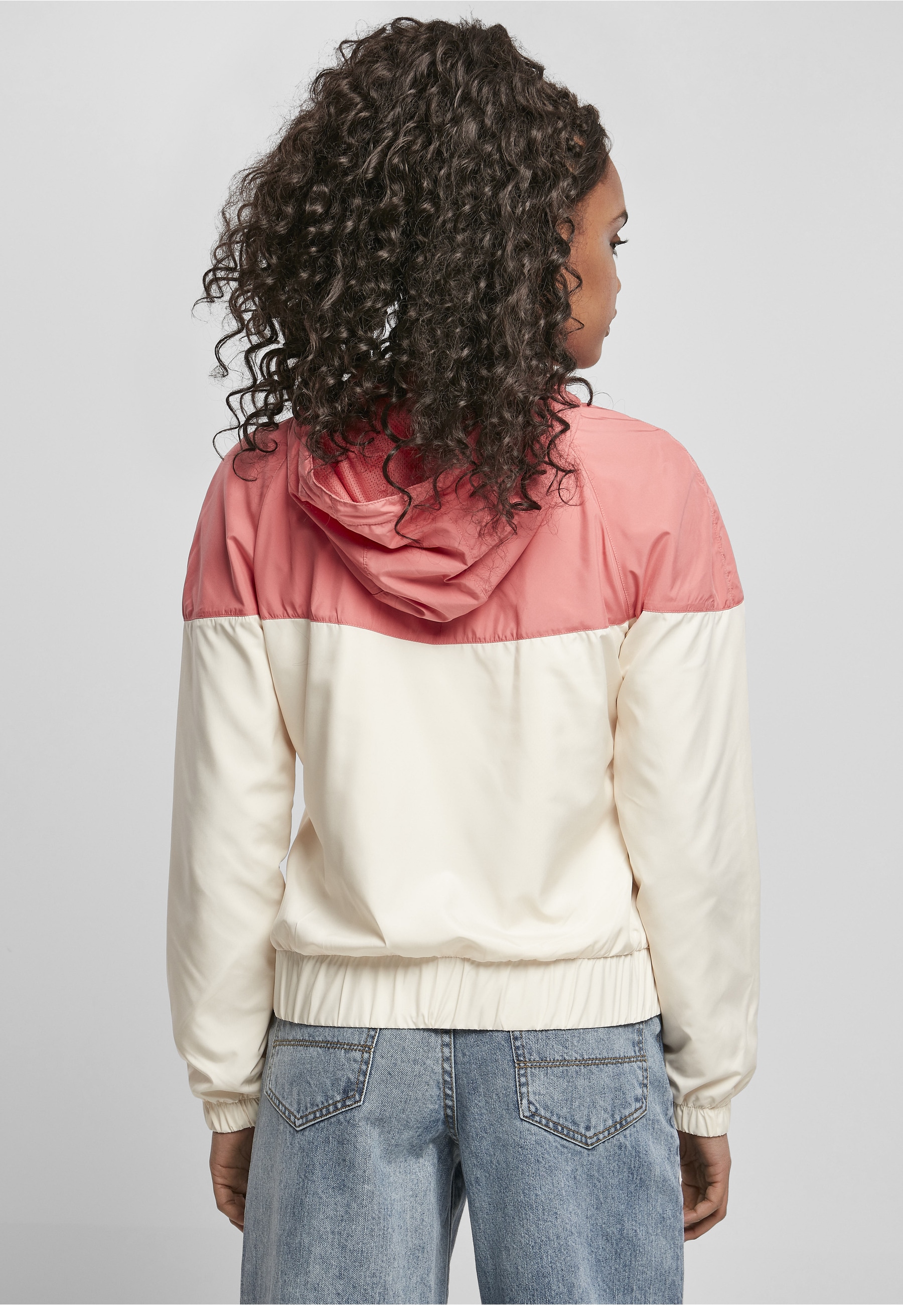 URBAN CLASSICS Anorak »Urban Classics Damen Ladies Arrow Windbreaker« 1 Stk. tlg. mit Kapuze